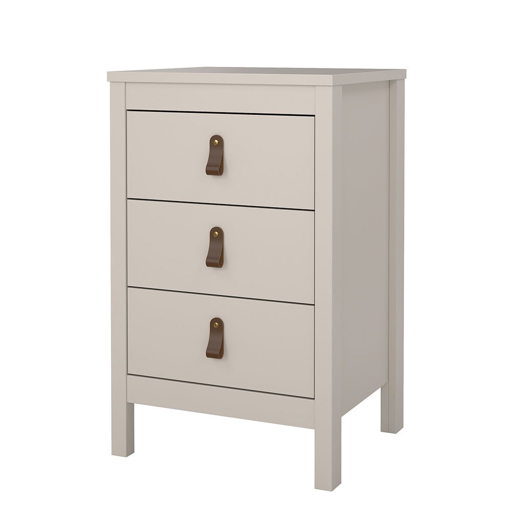 ebuy24 Nachttisch Madrid Nachttisch 3 Schubladen Cashmere. günstig online kaufen