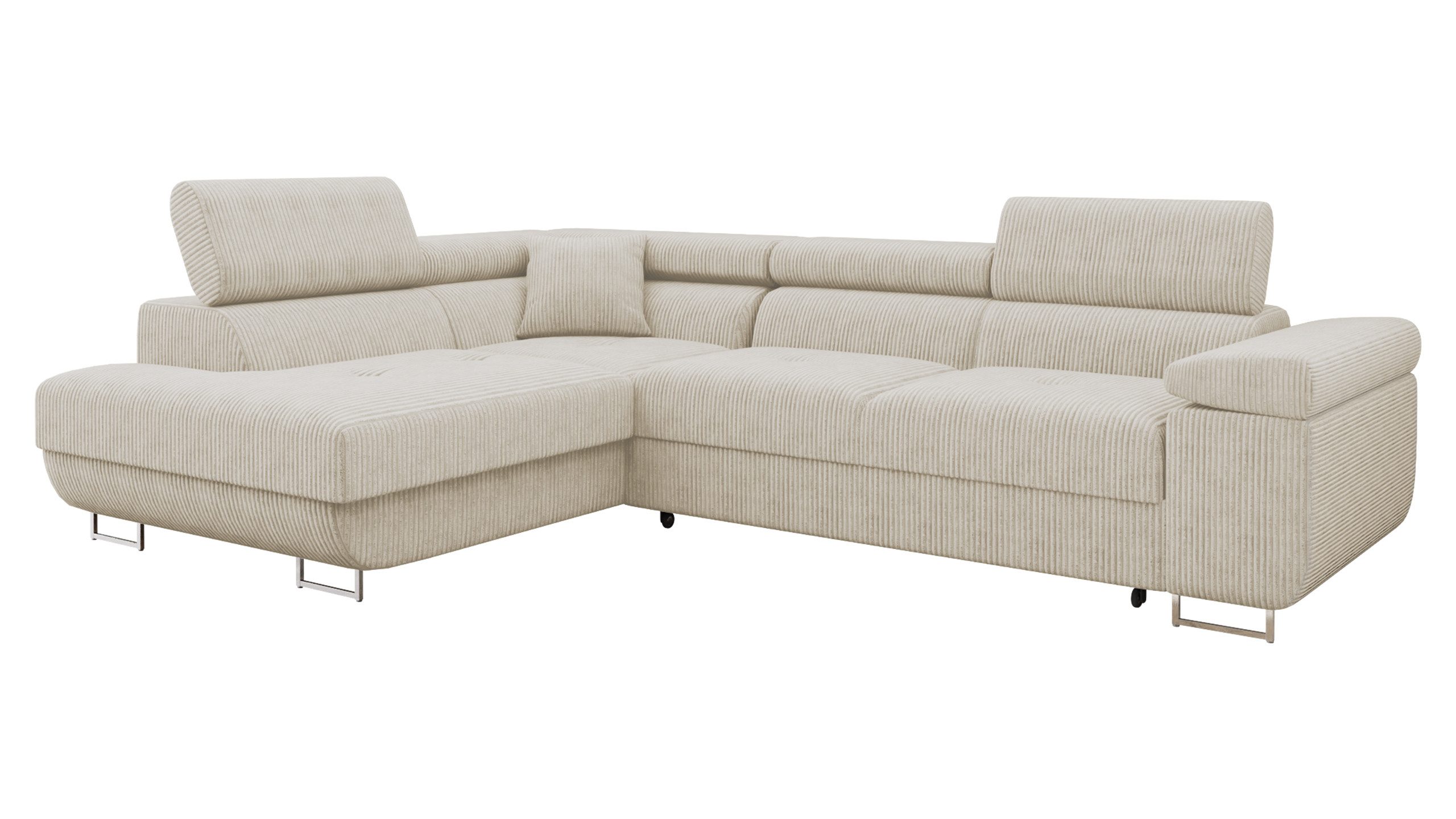 MIRJAN24 Ecksofa Torezio Cord, mit Bettkasten günstig online kaufen