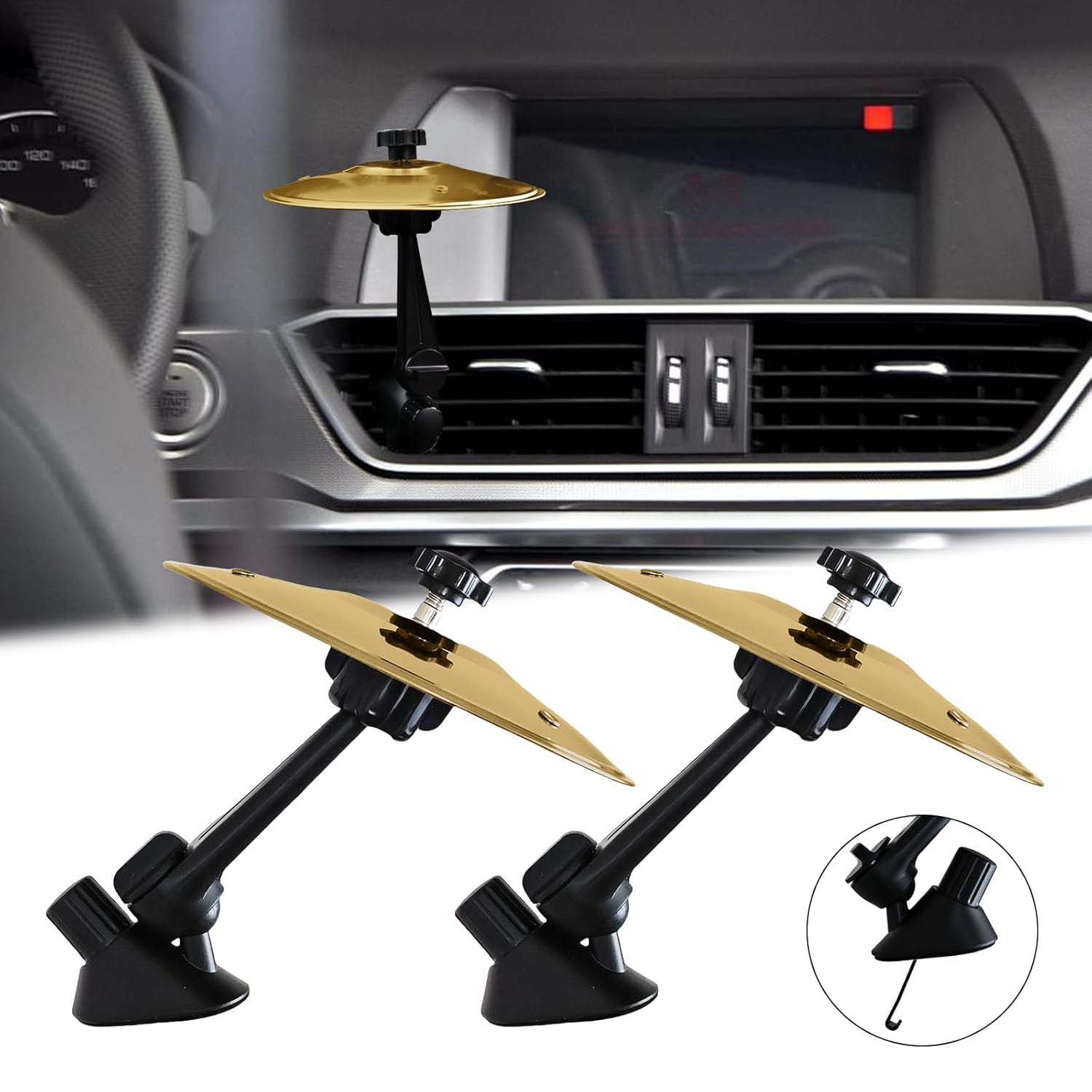 QUBEBU Schlagzeug 2 Stück Auto Schlagzeug Trommel Lüftungsschlitz Mini Бассейн Dekor,Spar-Set, 2-St., Musikliebhaber Fahrzeuginnenraum Fahrunterhaltung für Все Arten Von