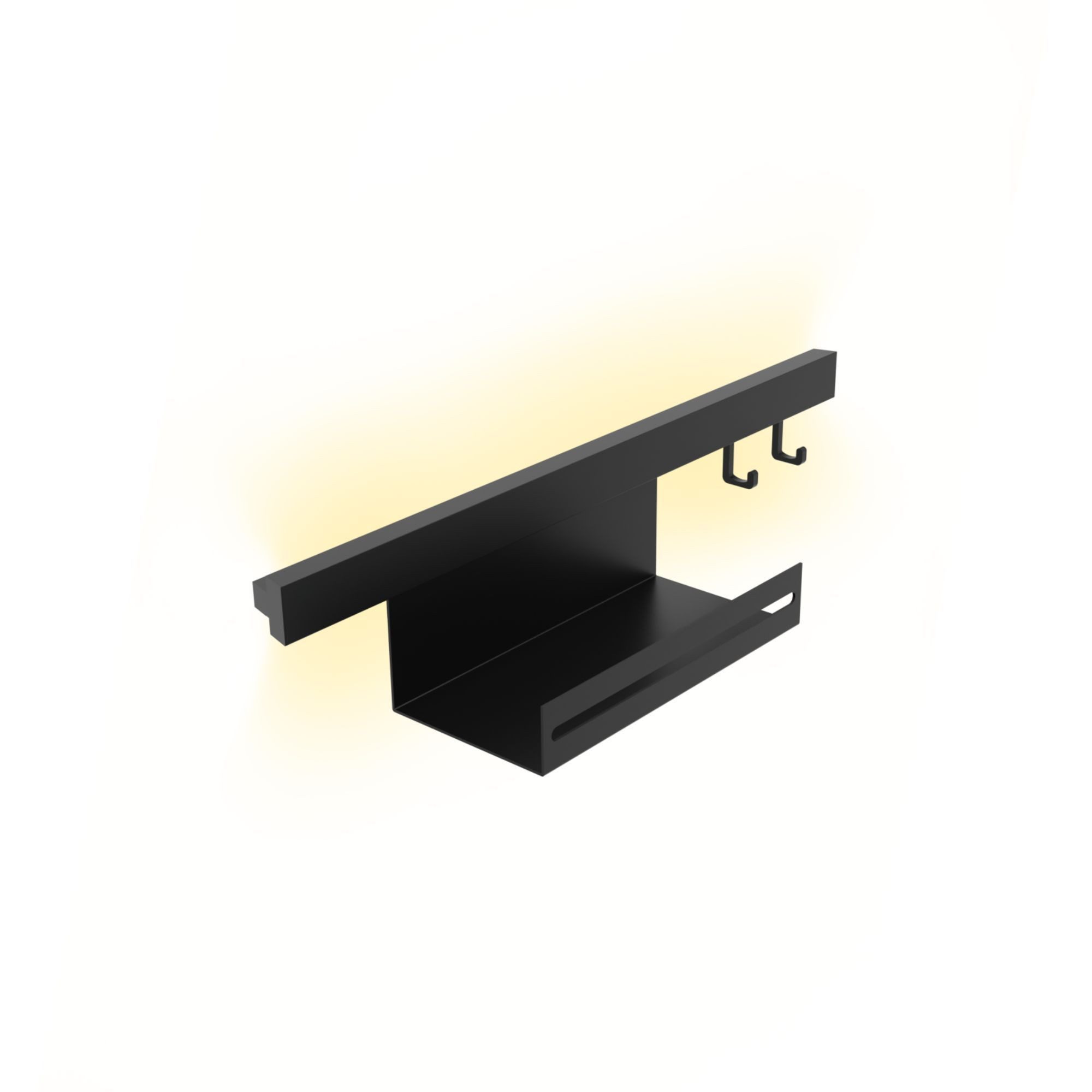 kalb LED Wandleuchte Lamina Relingsystem Wandmontage Farbwechsel LED-Beleuchtung USB-C, 600mm