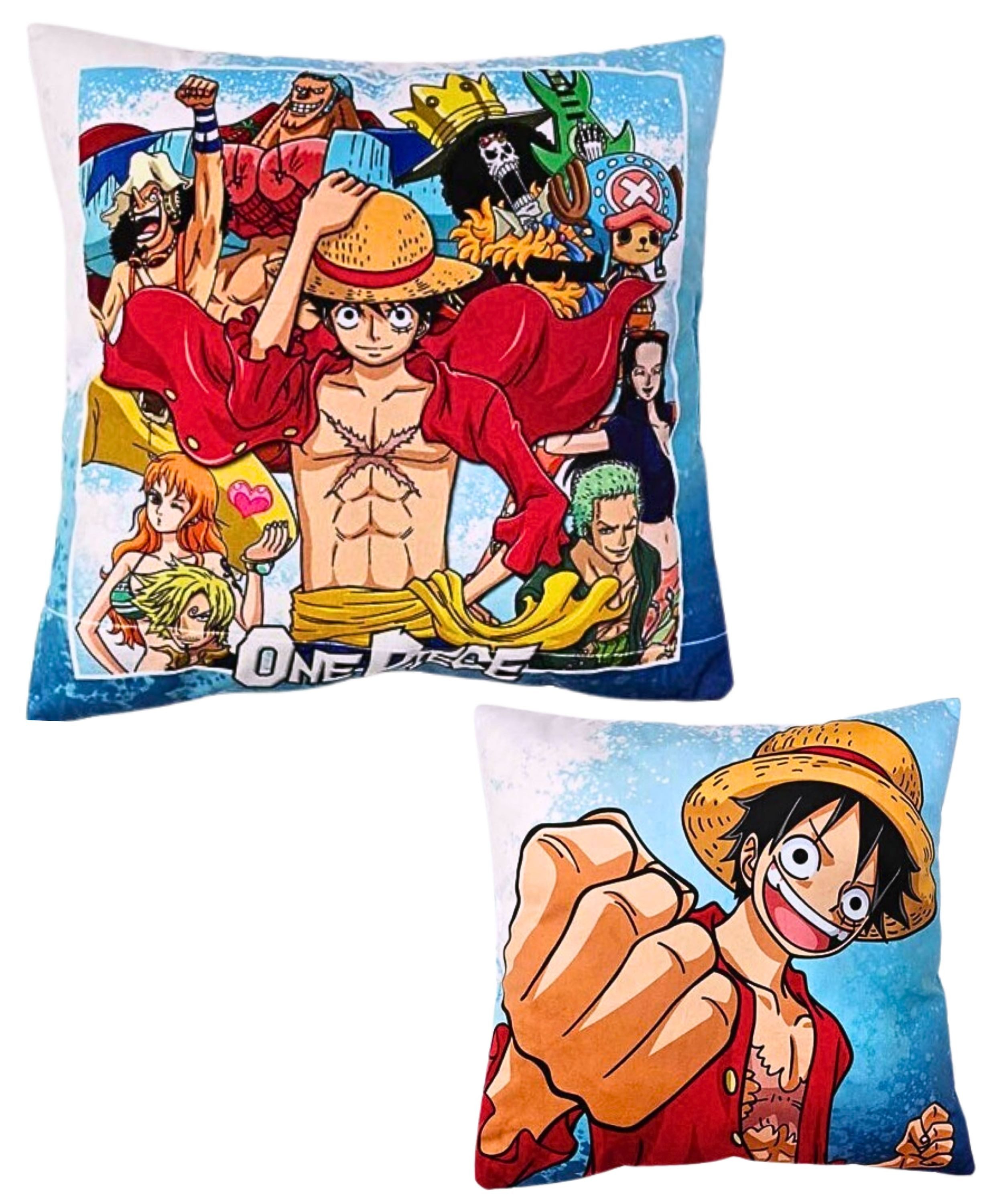 One Piece Anime Dekokissen Monkey D. Luffy, Kinder Kuschelkissen 40 x 40 cm günstig online kaufen