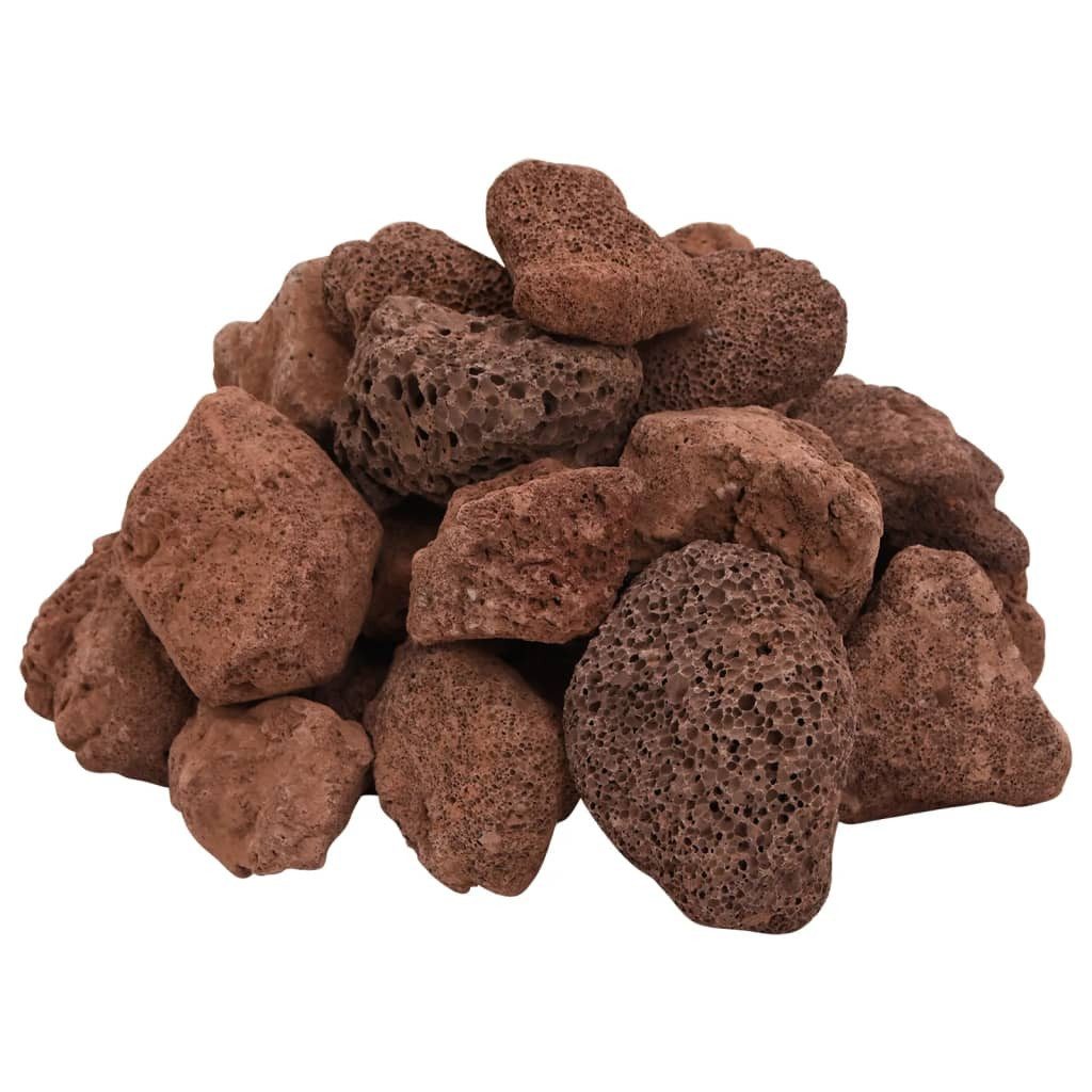 vidaXL Aquariendeko Lavagranulat 25 kg Rot 5-8 cm