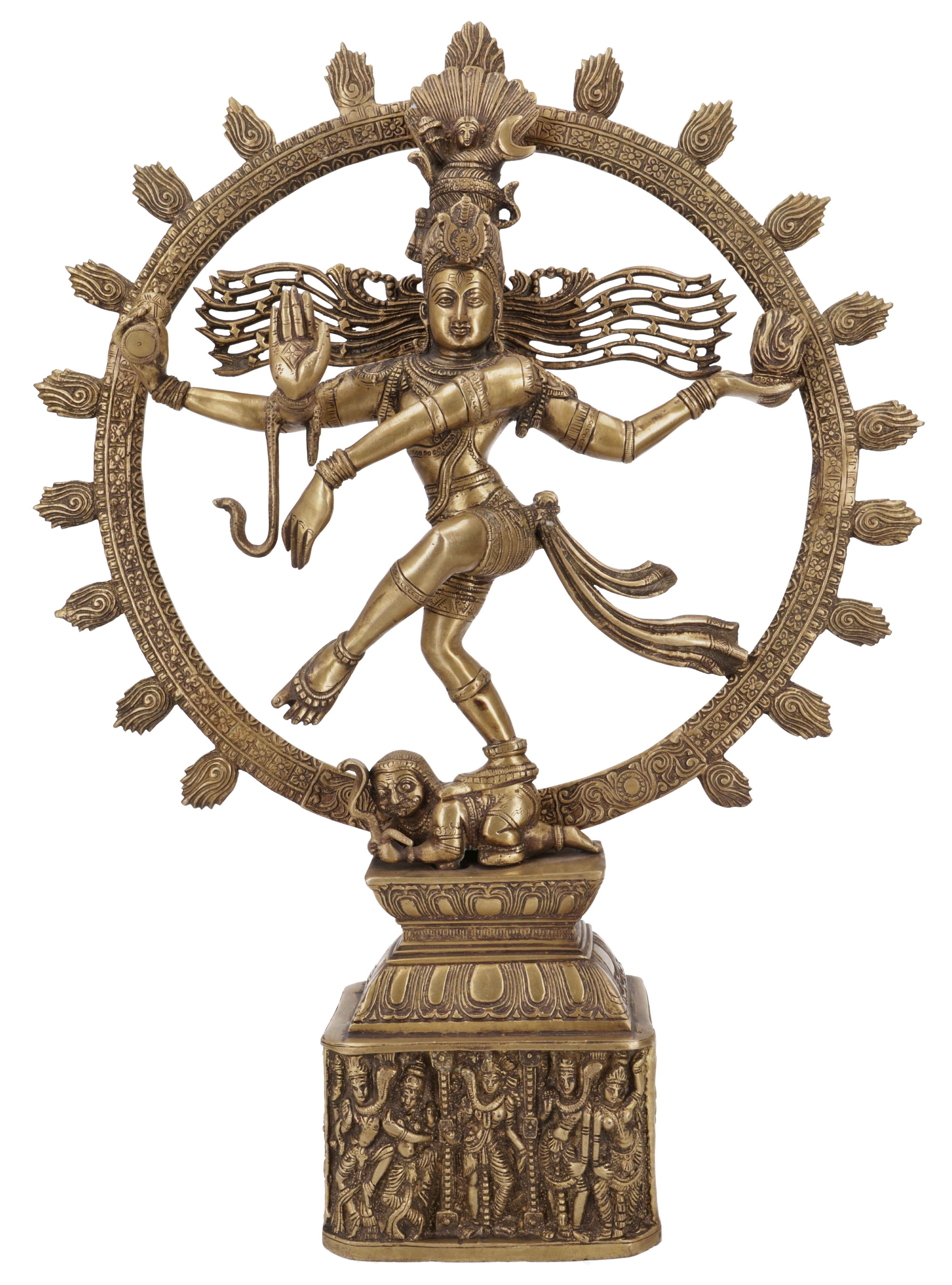 Dekofigur Tanzender Shiva Nataraja Statue Shiva im..