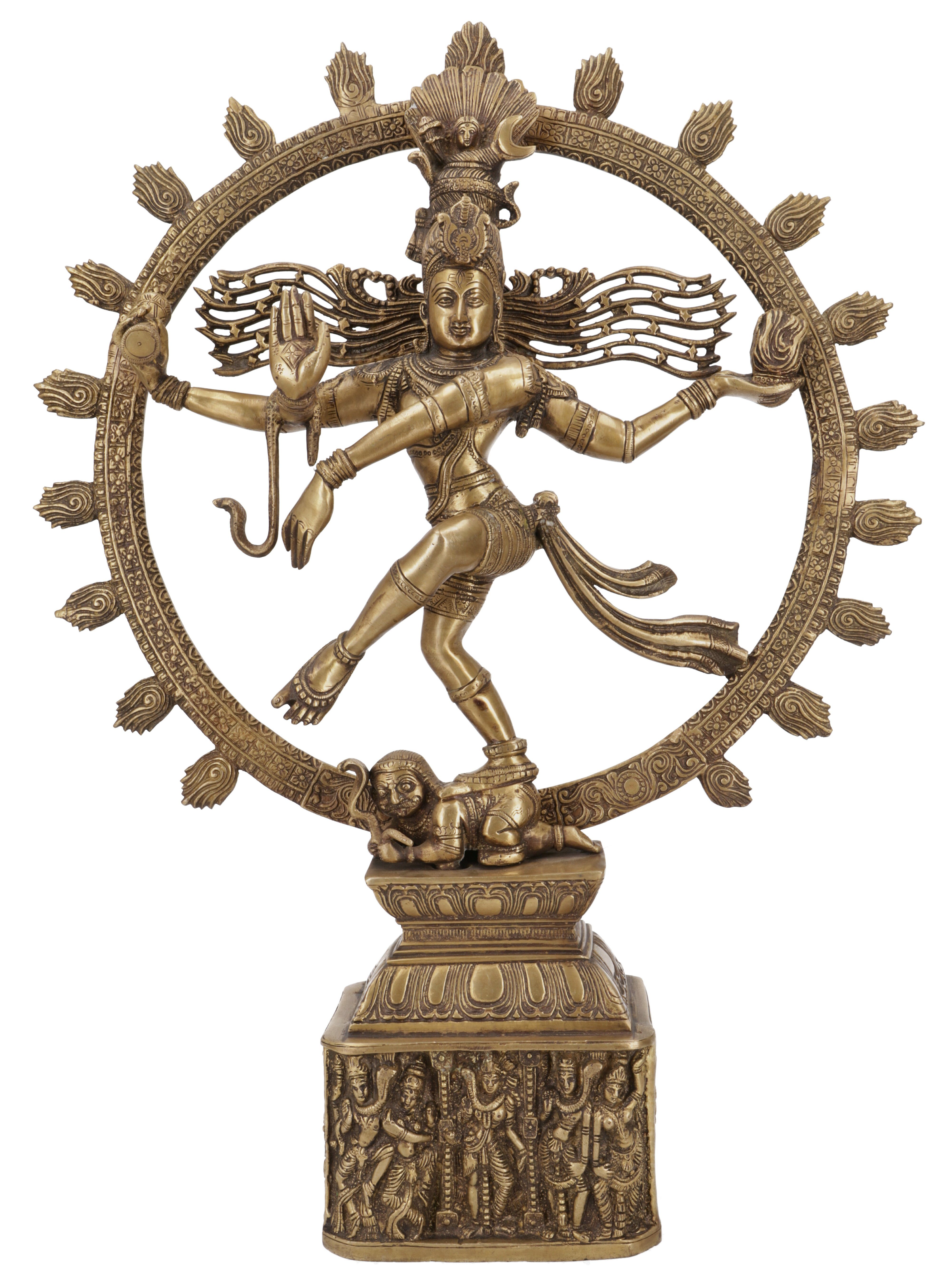 Guru-Shop Dekofigur Tanzender Shiva Nataraja Shiva im.. Statue