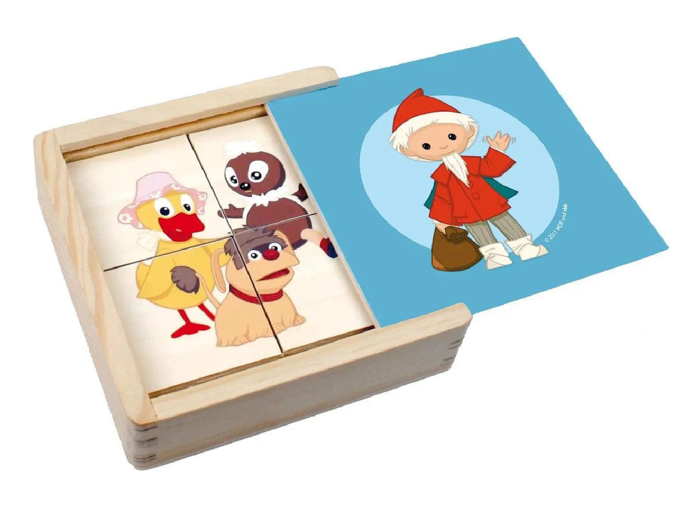 Trötsch Verlag Puzzle Erstes Holz-Puzzle Unser Sandmännchen, Puzzleteile