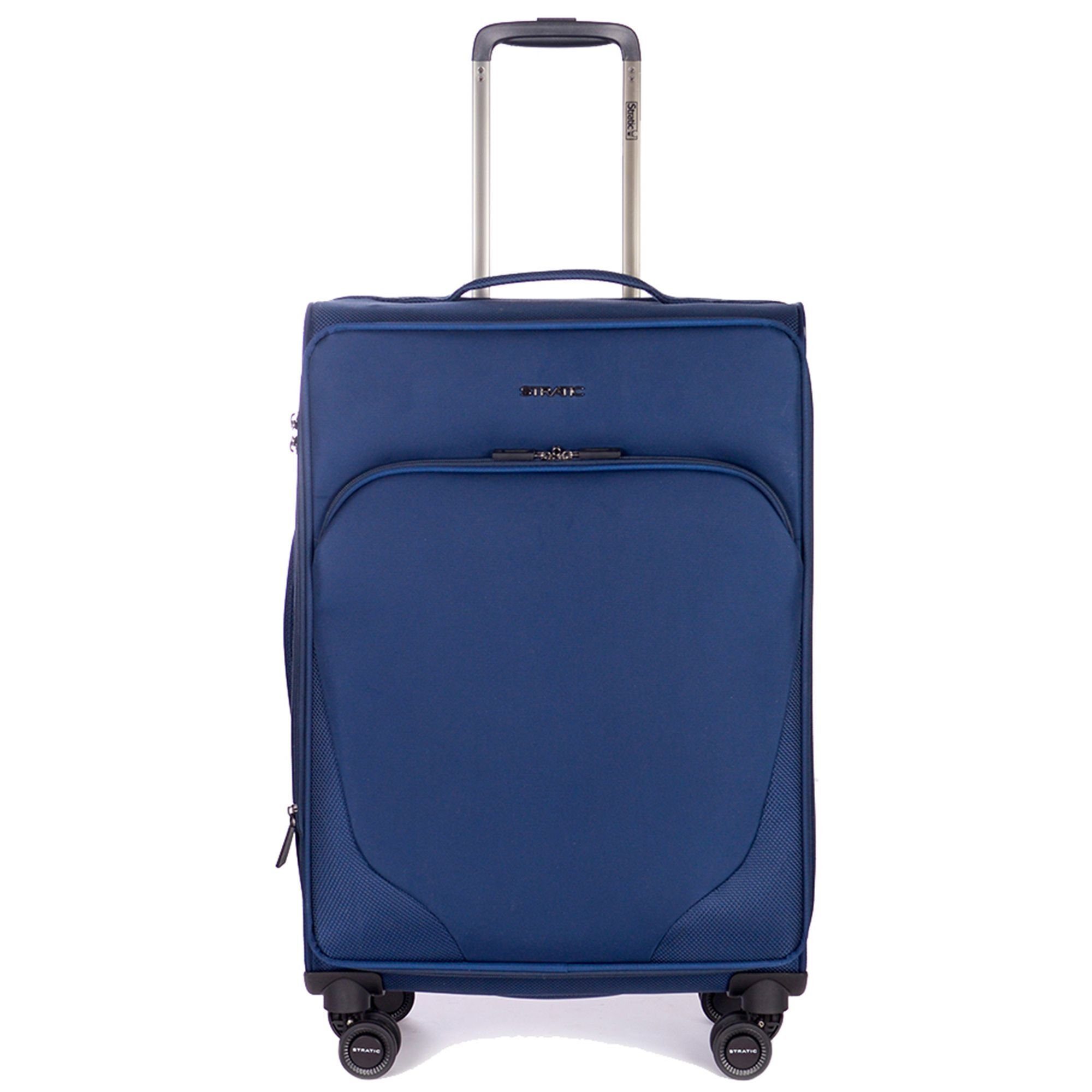 Weichgepäck-Trolley Mix, 4 blue Stratic Rollen, Nylon