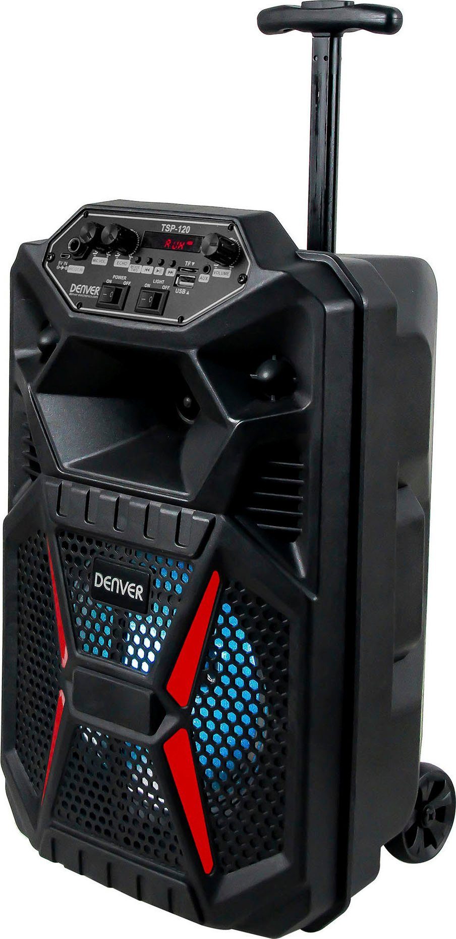 Denver TSP-120 Portable-Lautsprecher W), (RMS): Watt Gesamtleistung (Bluetooth, 8 Portable-Lautsprecher, 8