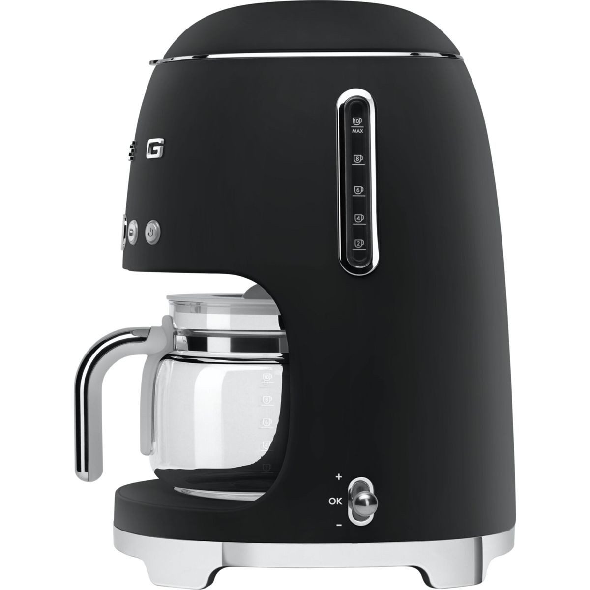 Smeg Kaffee- /Teestation DCF02BLMEU Filter Kaffeemaschine Schwarz-Matt