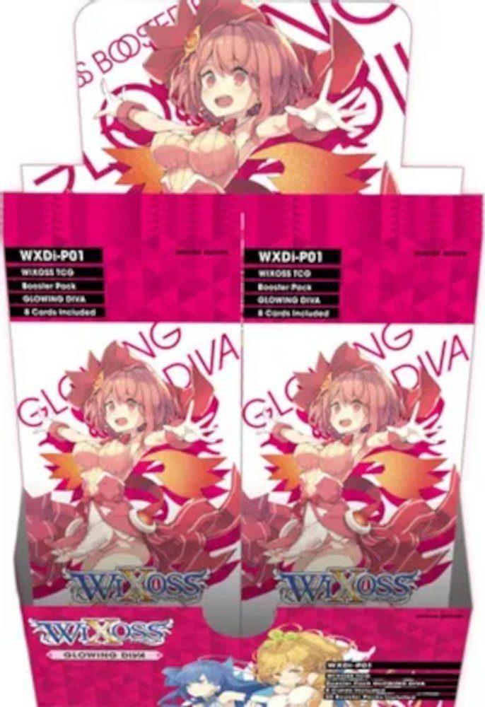 Takara Tomy Sammelkarte WiXoss TCG Glowing Diva Display Box Englisch