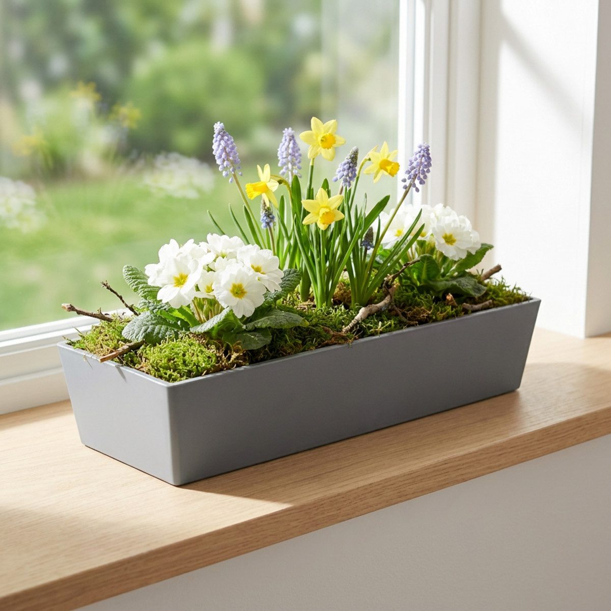 Florists Products Blumentopf Robuste Kunststoff-Pflanzschale für vielseitige Garten- und – Bild 2 von 5