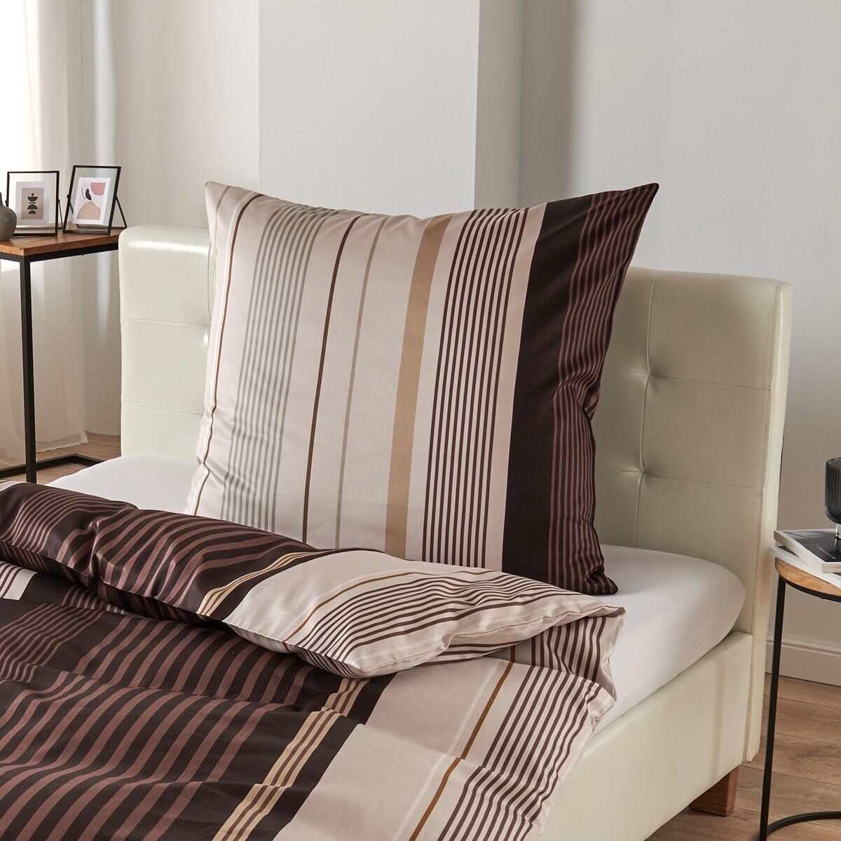 TRAUMSCHLAF Bettwäsche Streifen, Mako Satin, 2 günstig online kaufen