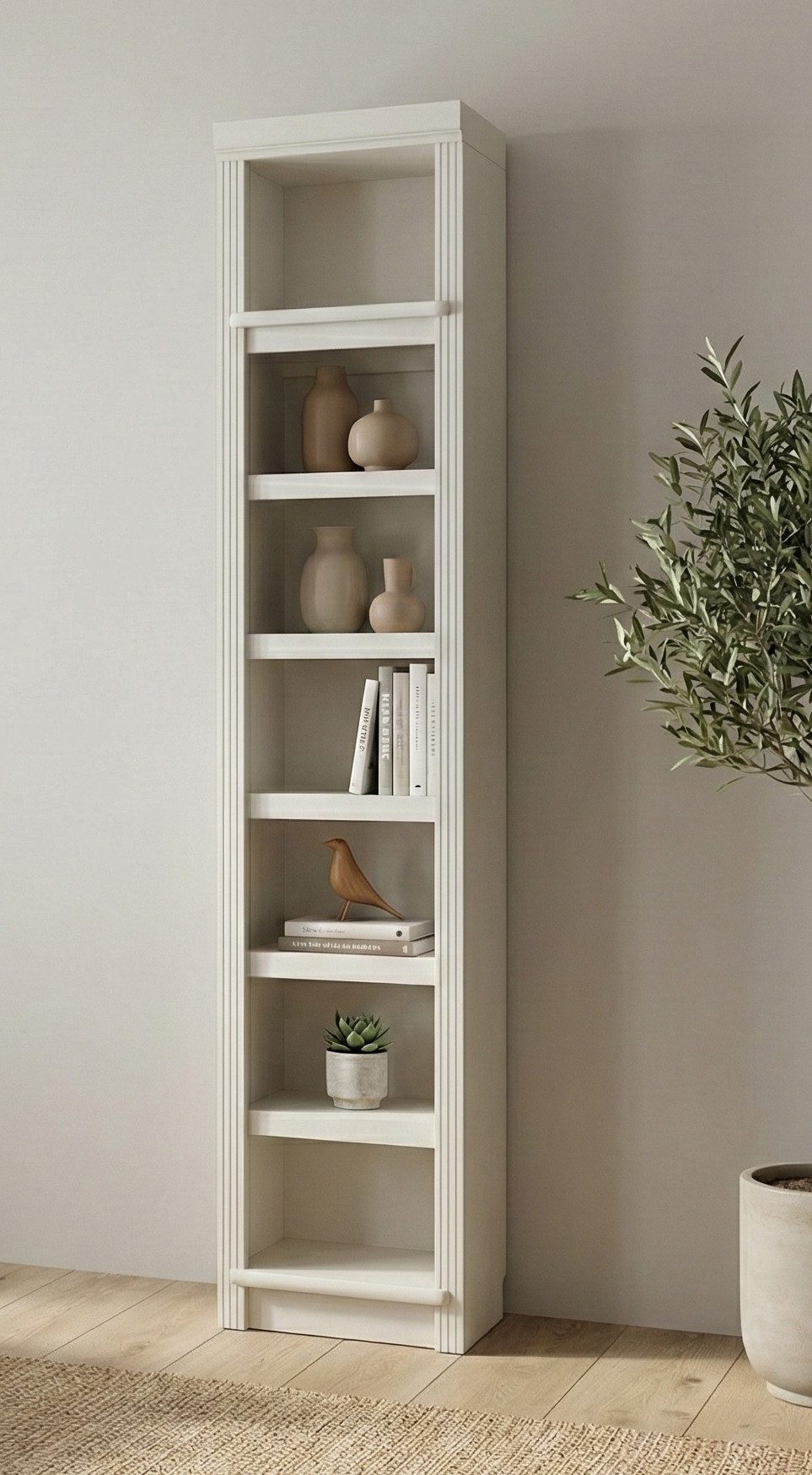 OTTO home Bücherregal Soeren Regal B/T/H: 40/29/220 cm, Kiefer FSC®-zertifiziert, 7 Fächer und 6 Einlegeböden