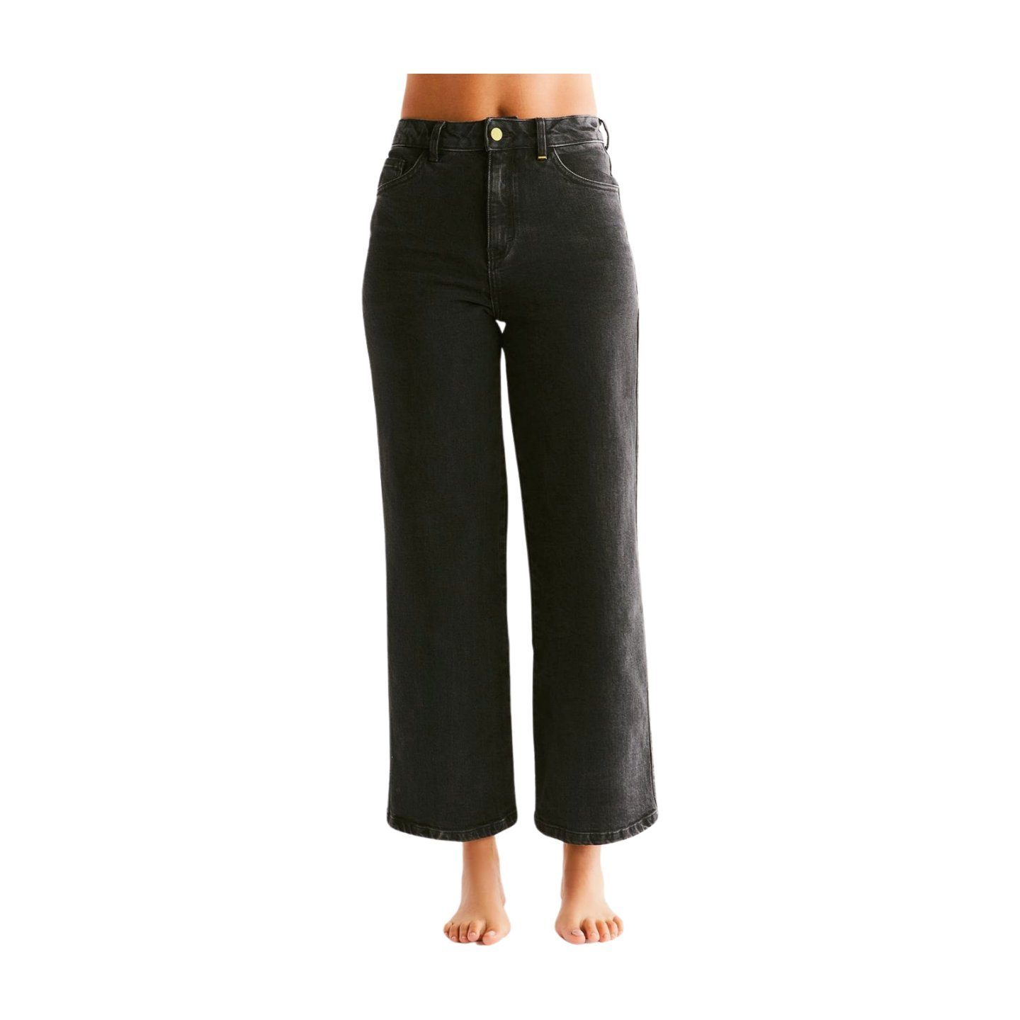 Leg High-waist-Jeans Jeans Evermind W's Wide