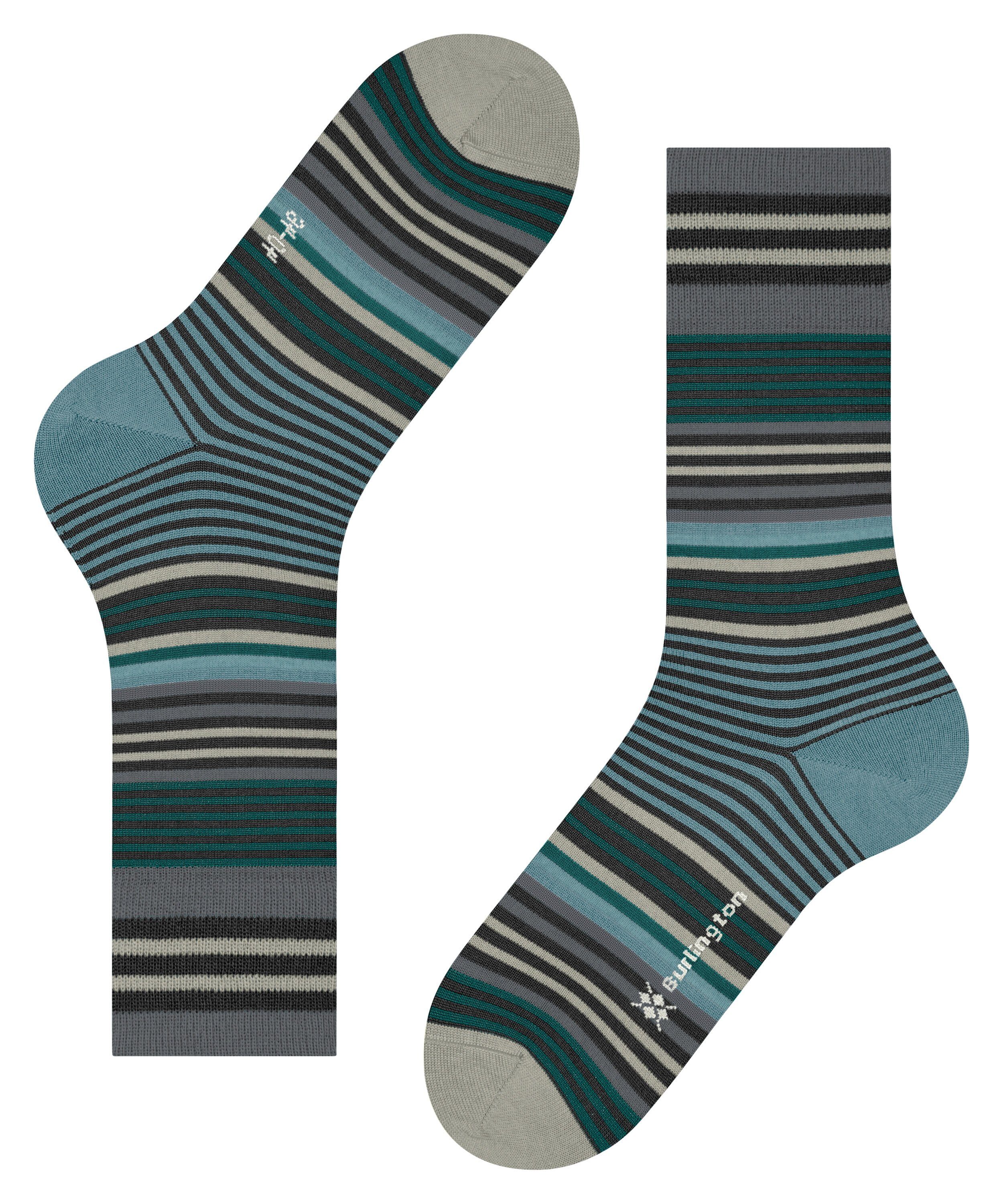 Burlington Socken Stripe (1-Paar) black (3002)
