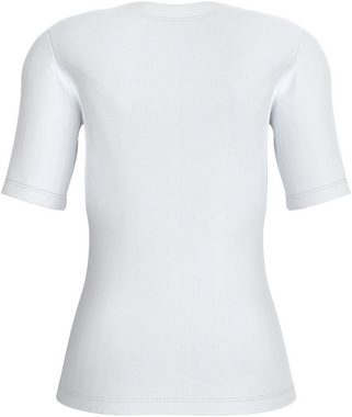 Calvin Klein Jeans T-Shirt WOVEN LABEL RIB V-NECK TEE mit Logomarkenpatch