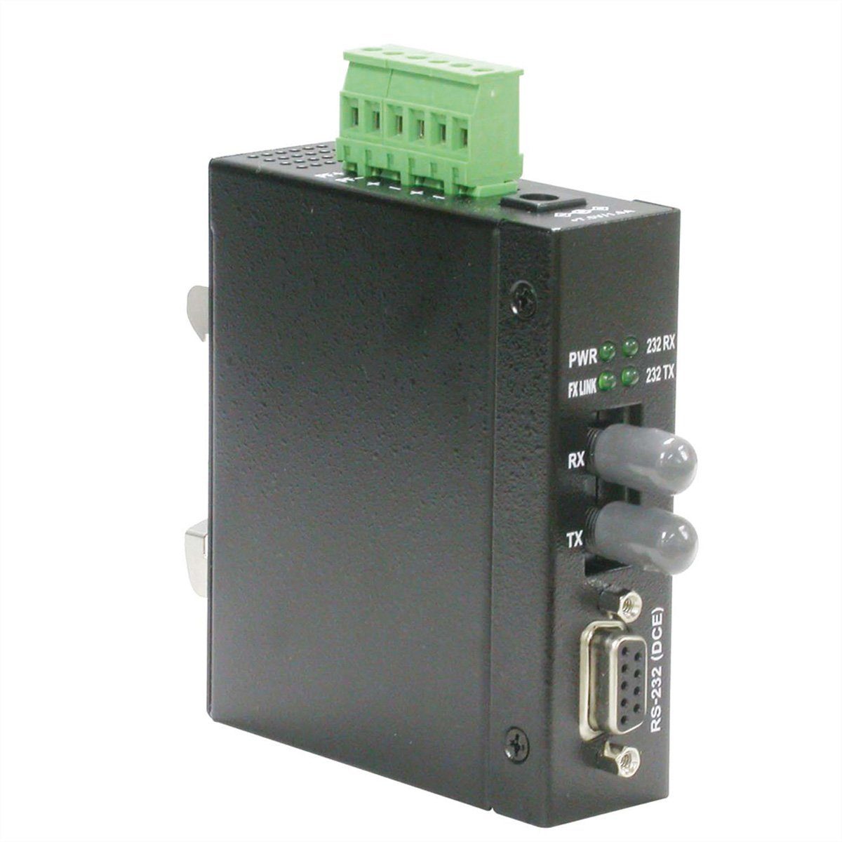 Industrie Konverter RS232 - Multimode Glasfaser, ST Computer-Adapter