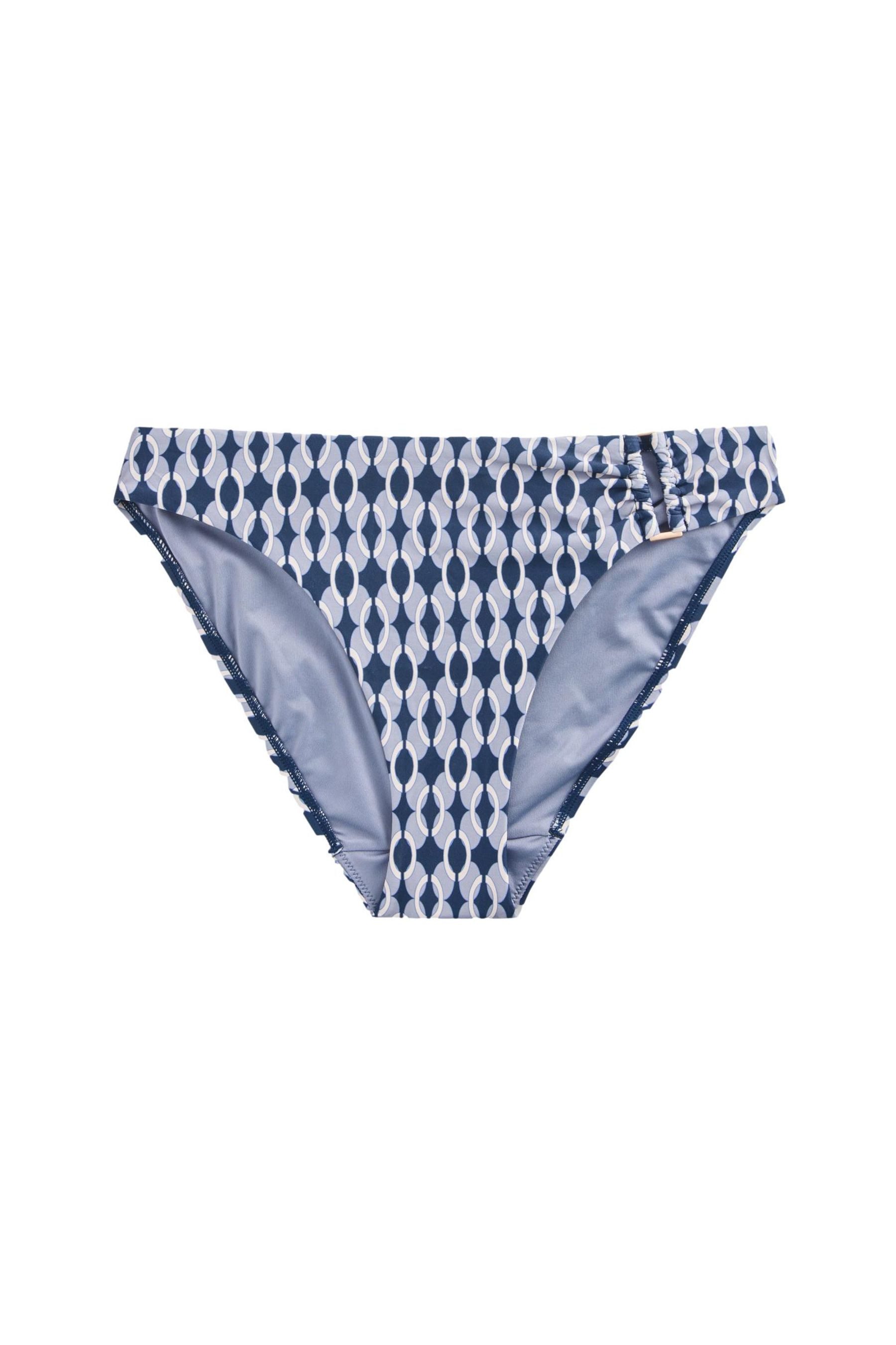 Next Bikini-Hose Bikinihose mit hohem Bein und Metalldetails (1-St)
