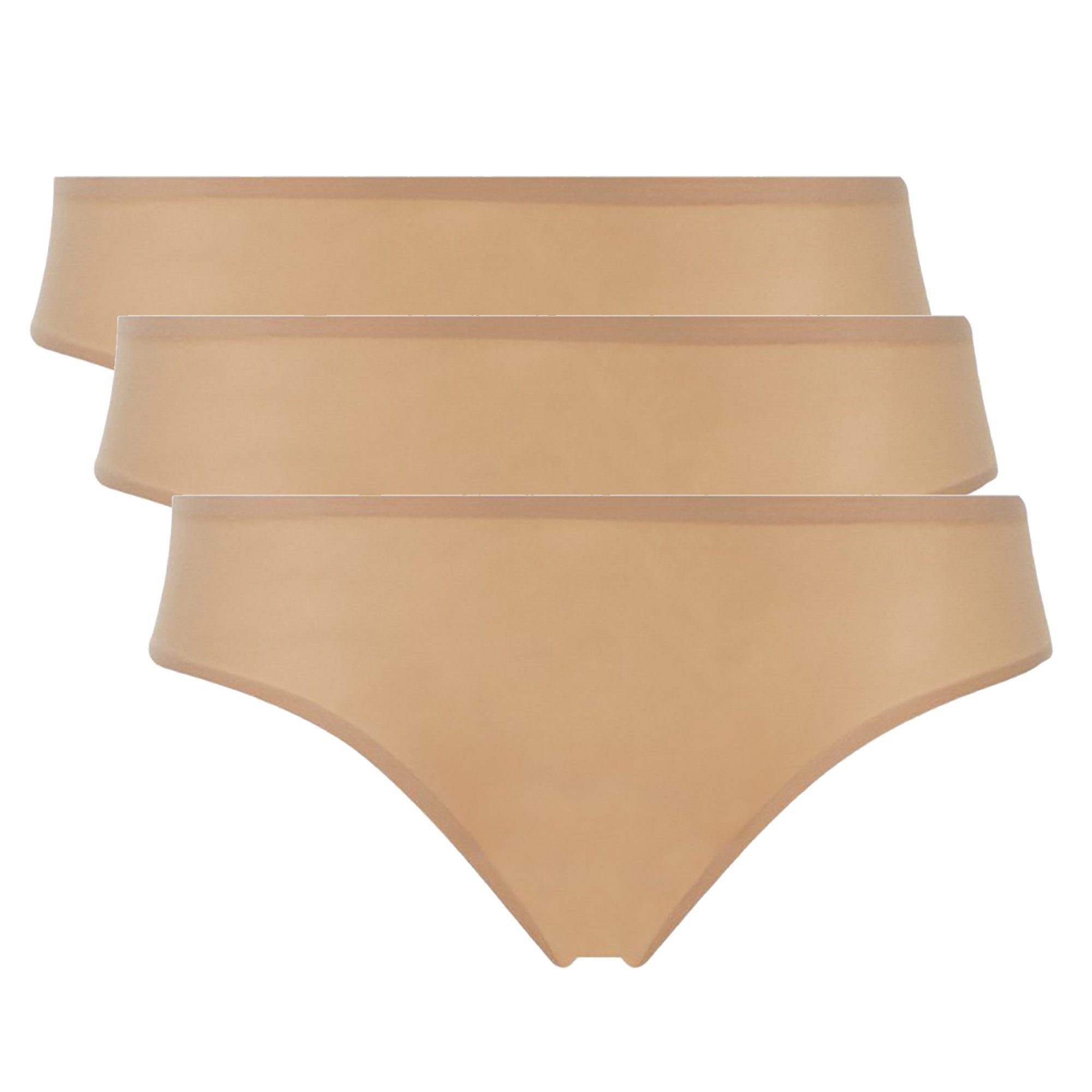 Slip Damen Slip 3er Pack Synthetisch SOFTSTRETCH