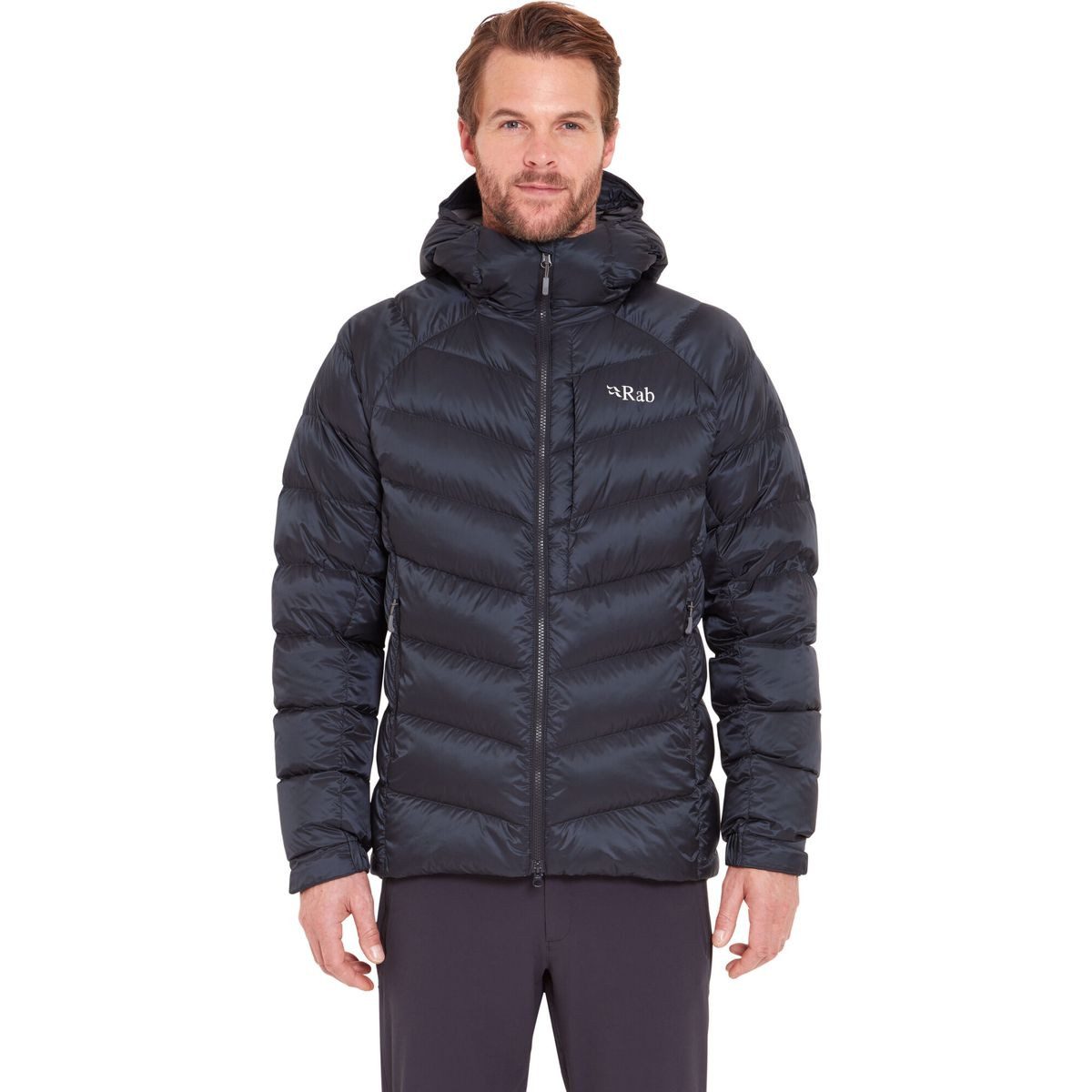 Rab Steppjacke Glaceon Pro Jacket Von Raureif bedeckte Wege, windgepeitschte Gipfel, winterliche