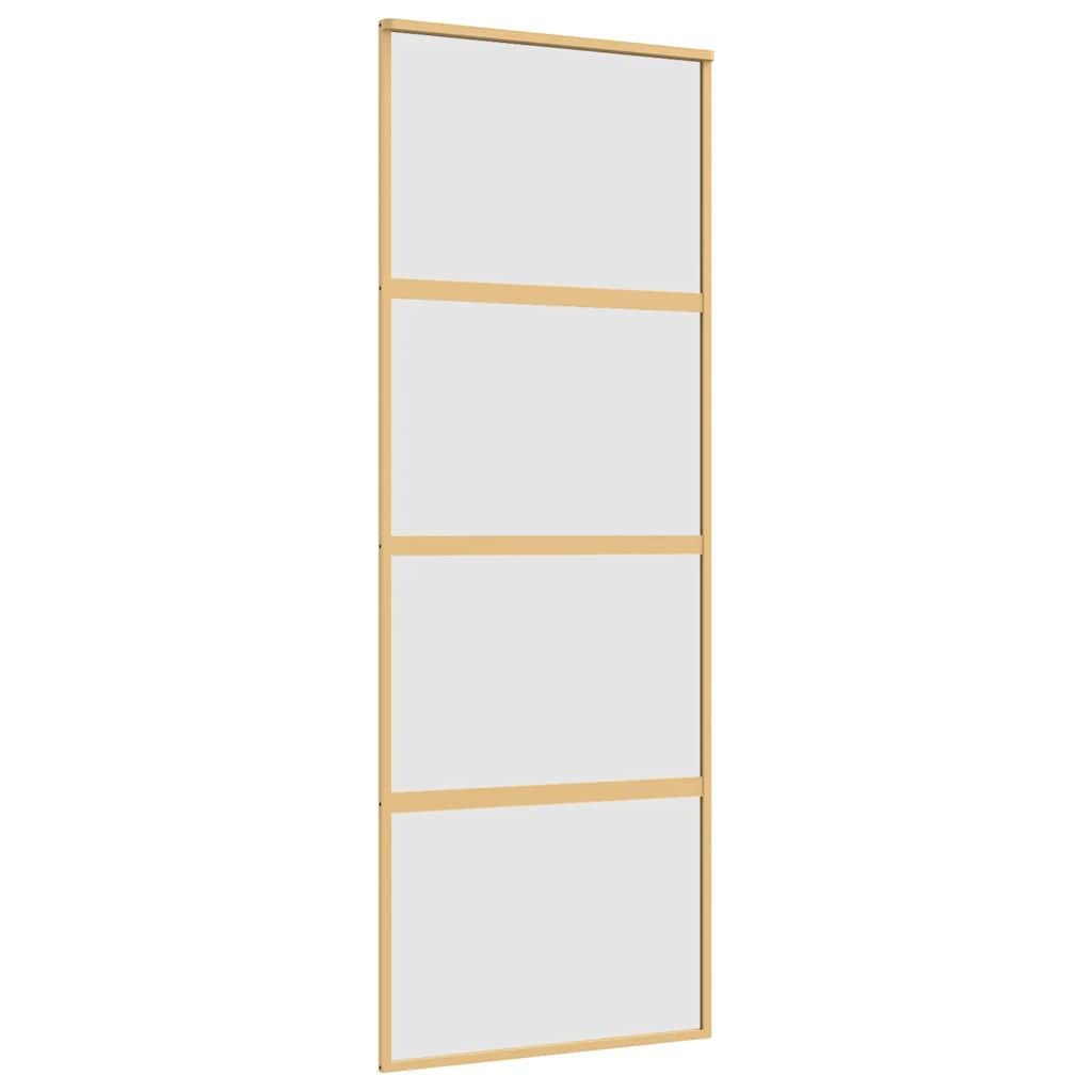 vidaXL Haustür Schiebetür Golden 76x205 cm günstig online kaufen