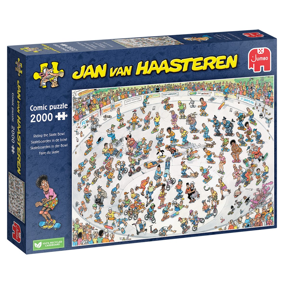 Jumbo Spiele Puzzle Jan van Haasteren Skateboarden in der Bowl 2000 Teile P günstig online kaufen