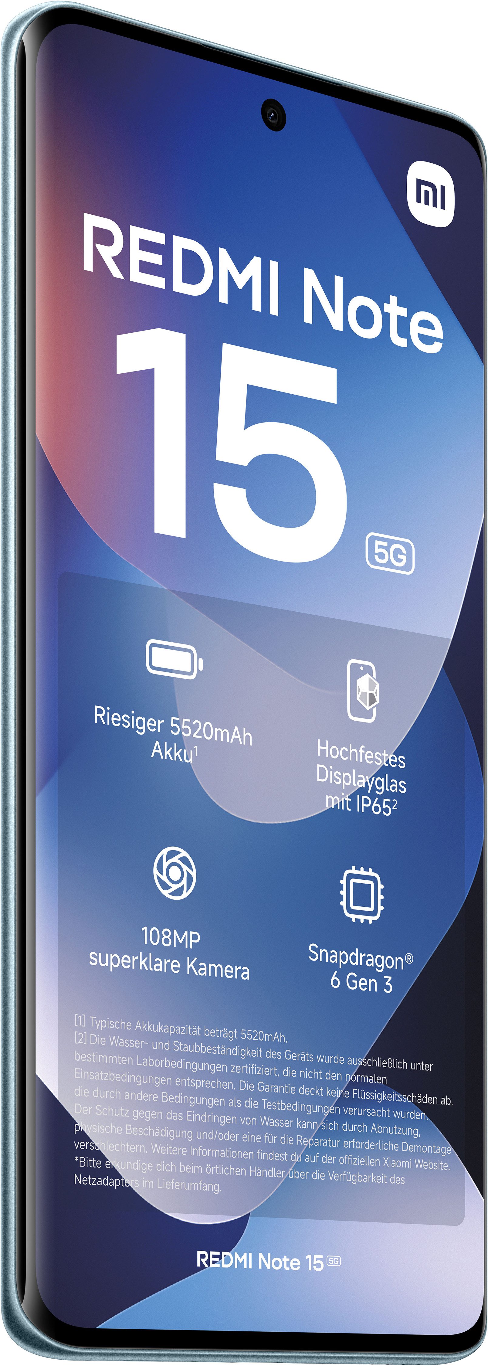 Xiaomi Redmi Note 15 5G 6+128 Smartphone (17 cm/6,7 Zoll, 128 GB Speicherplatz, 108 MP Kamera)