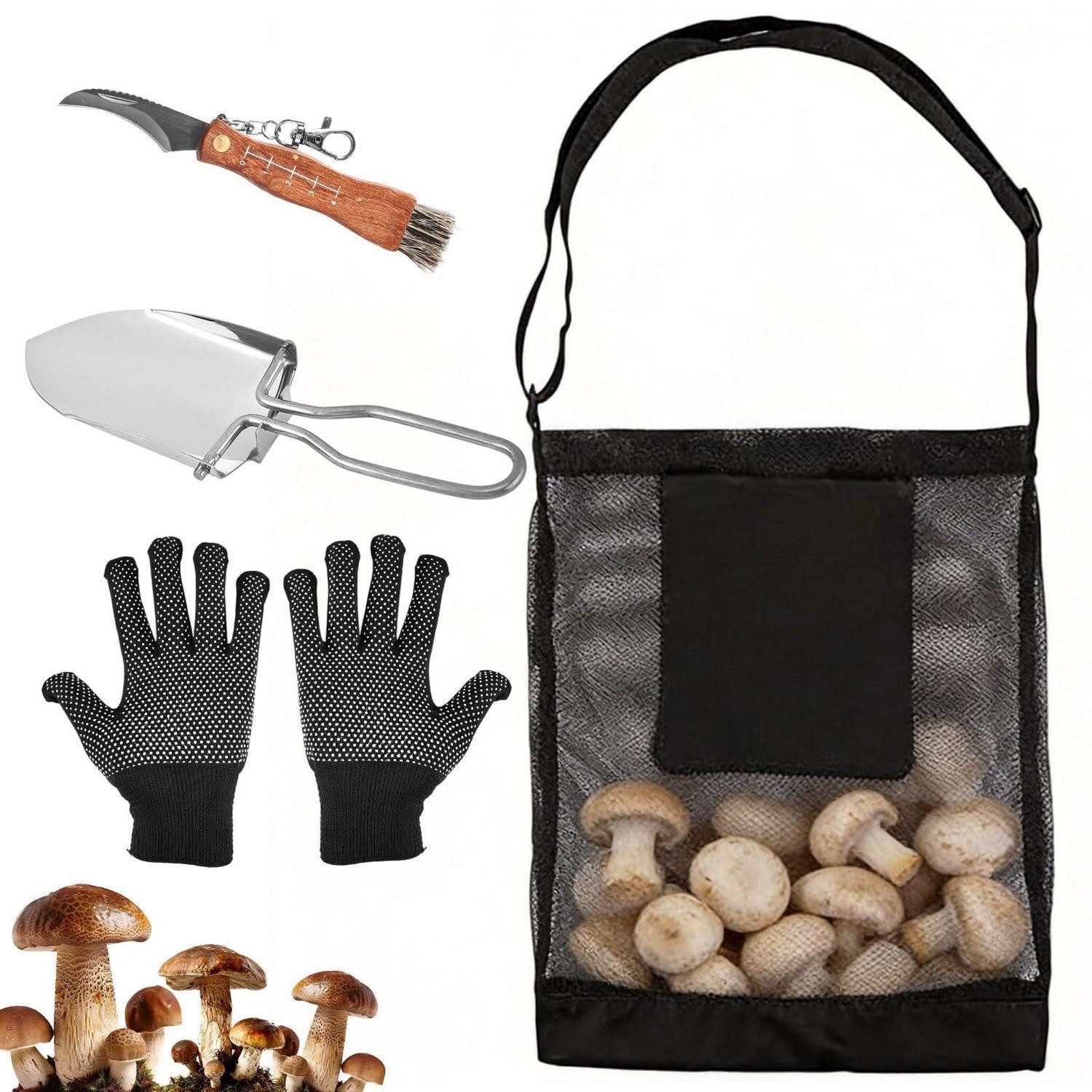 LuxusKollektion Allesschneider Pilzsammler Set 4-teilig Stil 4