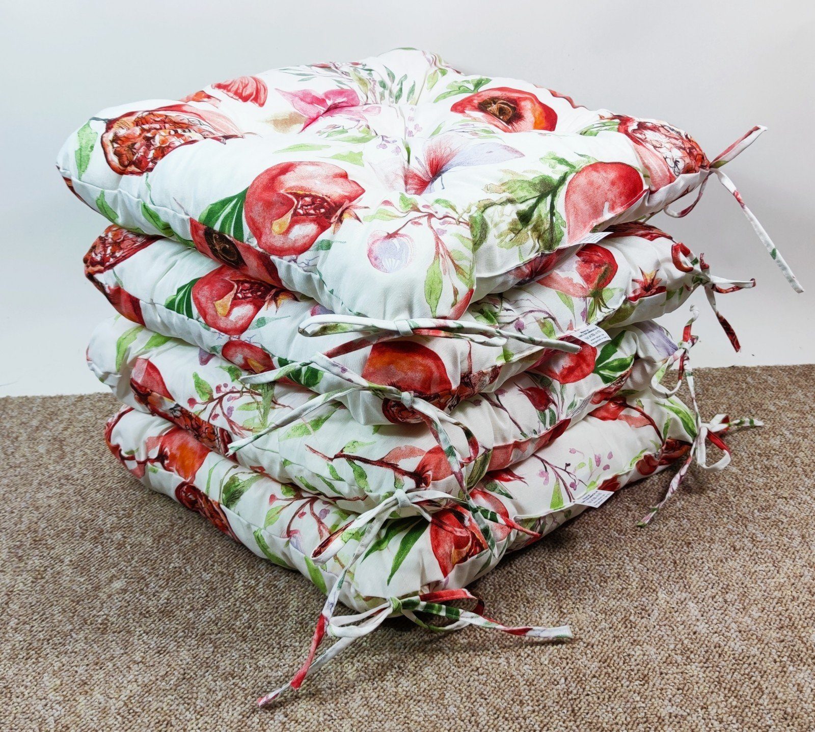 Rattani Sitzkissen Set 4x Stuhlkissen/Sitzkissen Klara günstig online kaufen