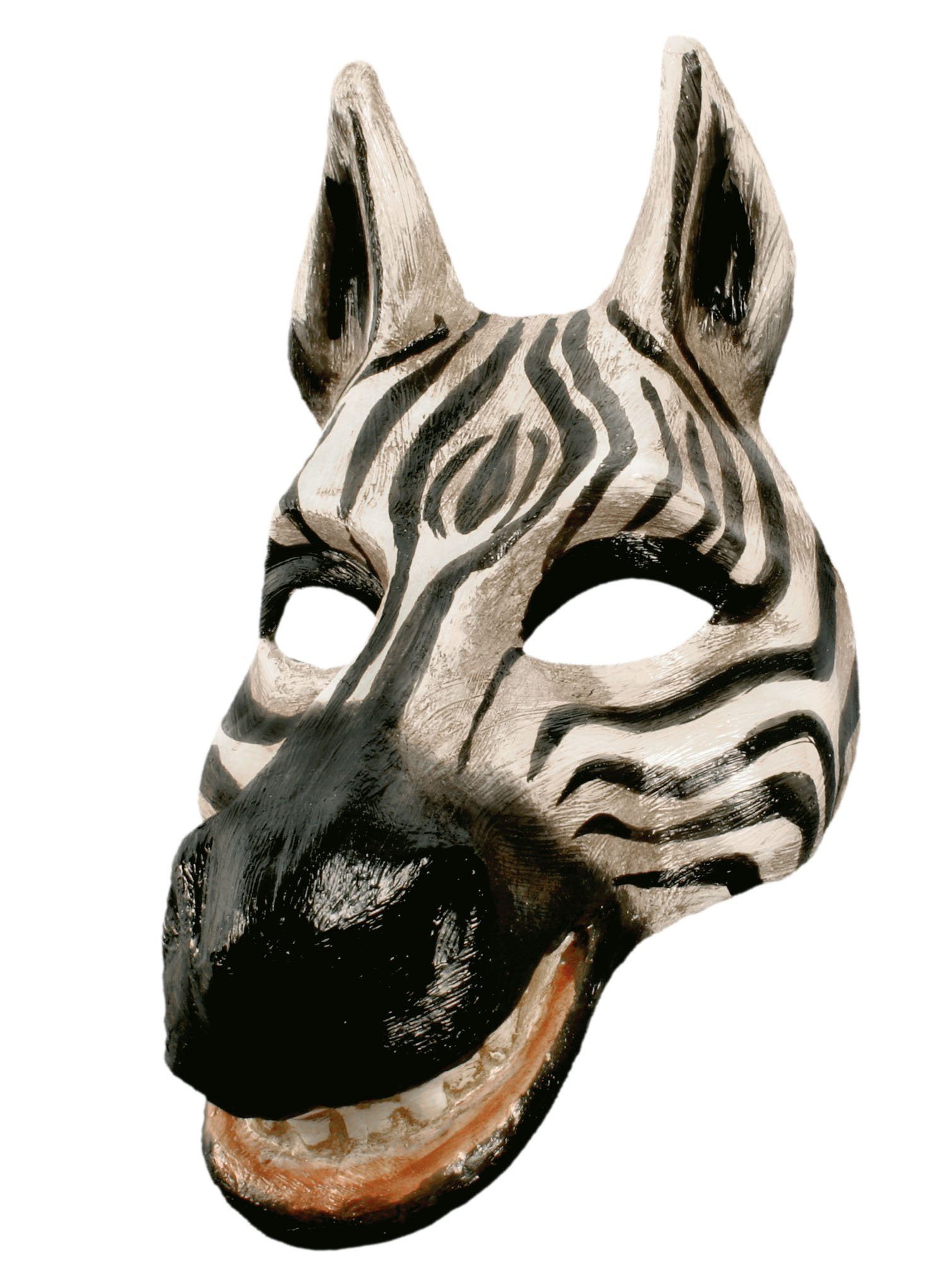 Maskworld Verkleidungsmaske Zebra