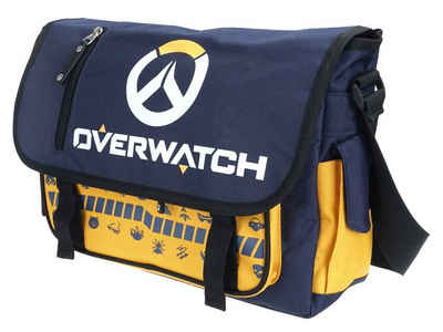 GalaxyCat Umhängetasche Große Umhängetasche für Overwatch Fans, Messenger Bag Tasche für, Overwatch Messenger Bag