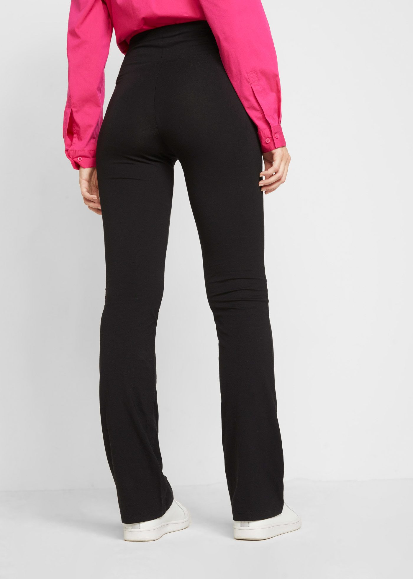 bonprix Leggings Baumwoll-Leggings, Flared Leg günstig online kaufen