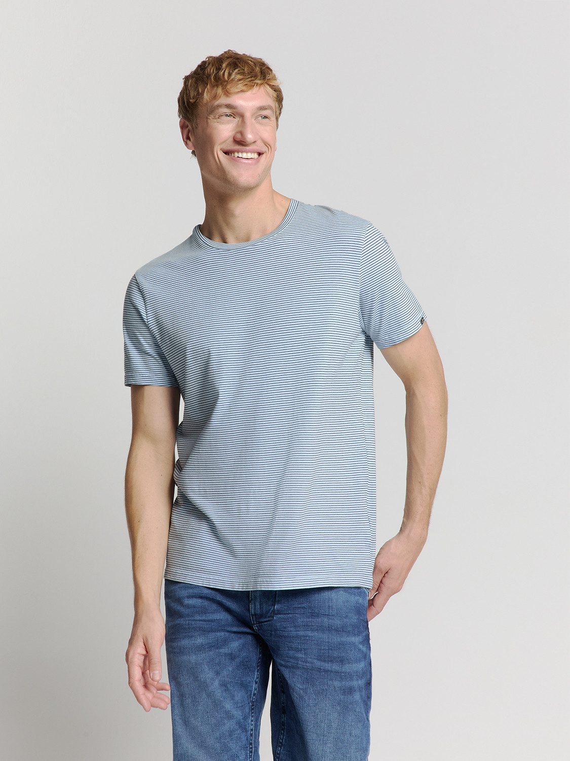 NO EXCESS T-Shirt No Excess Gestreiftes günstig online kaufen