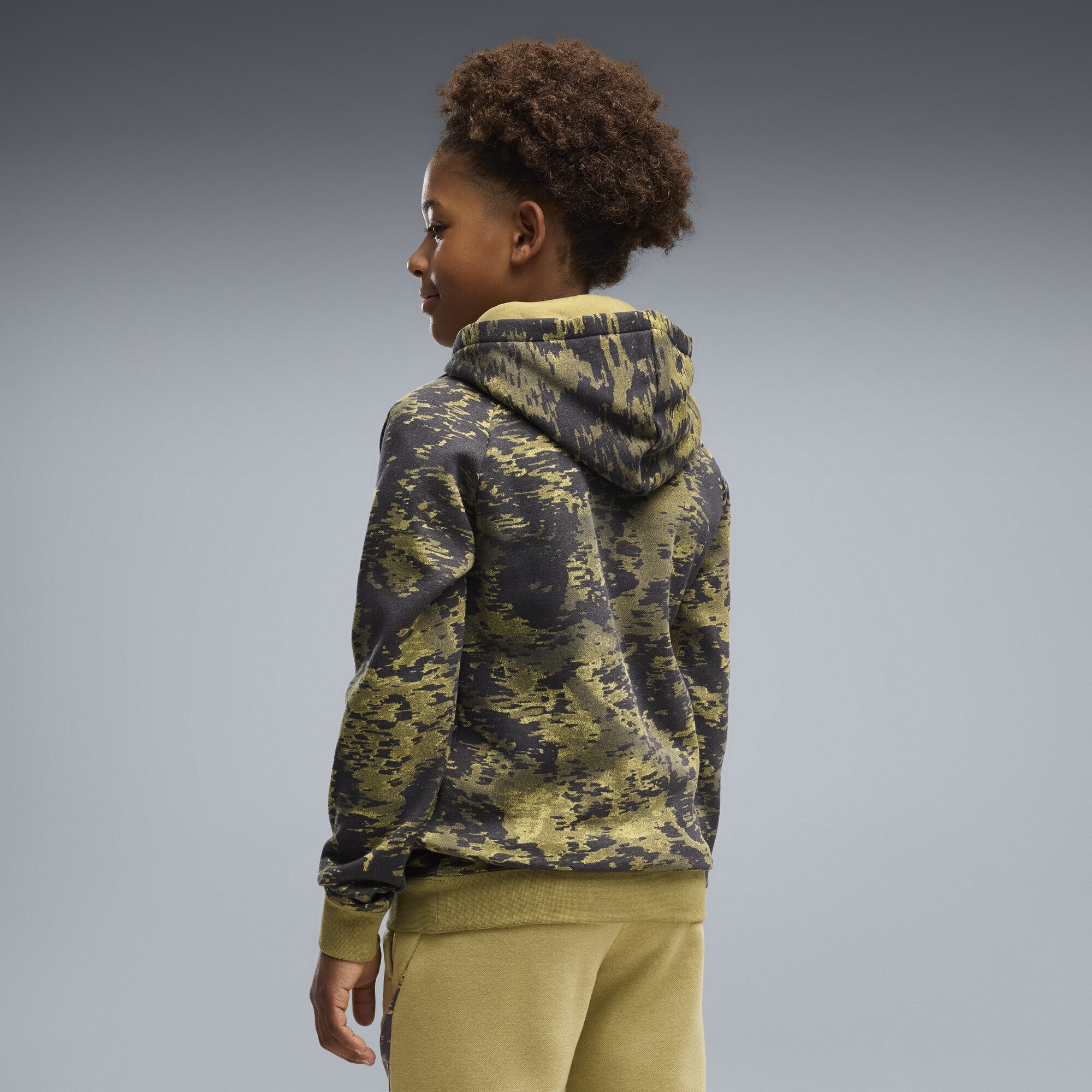 PUMA Hoodie PUMA Sport Camo Fleece-Hoodie Jungen