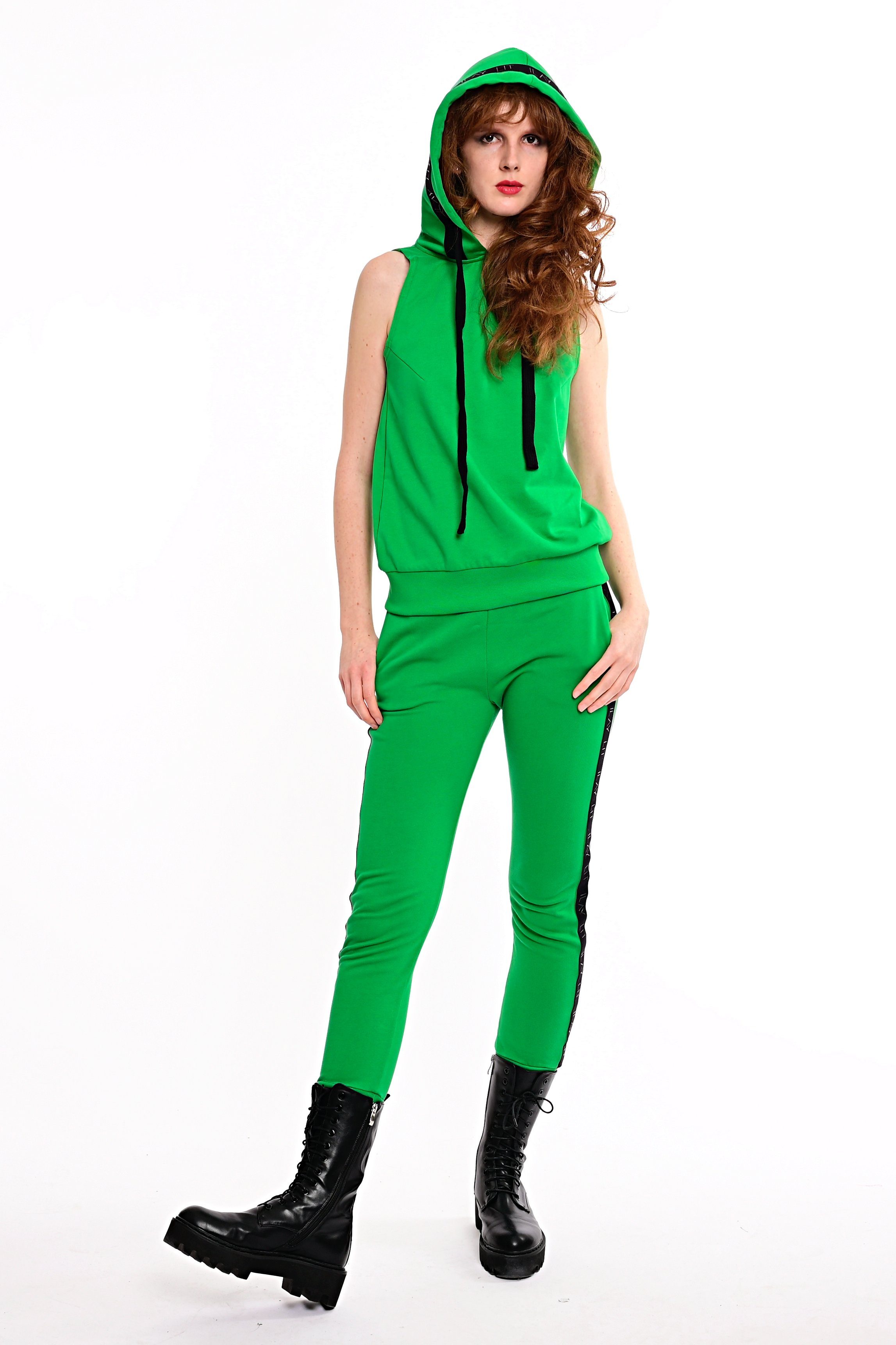 ILAY Lit Kapuzentop Holy Sleeveless Hoodie Flash Green