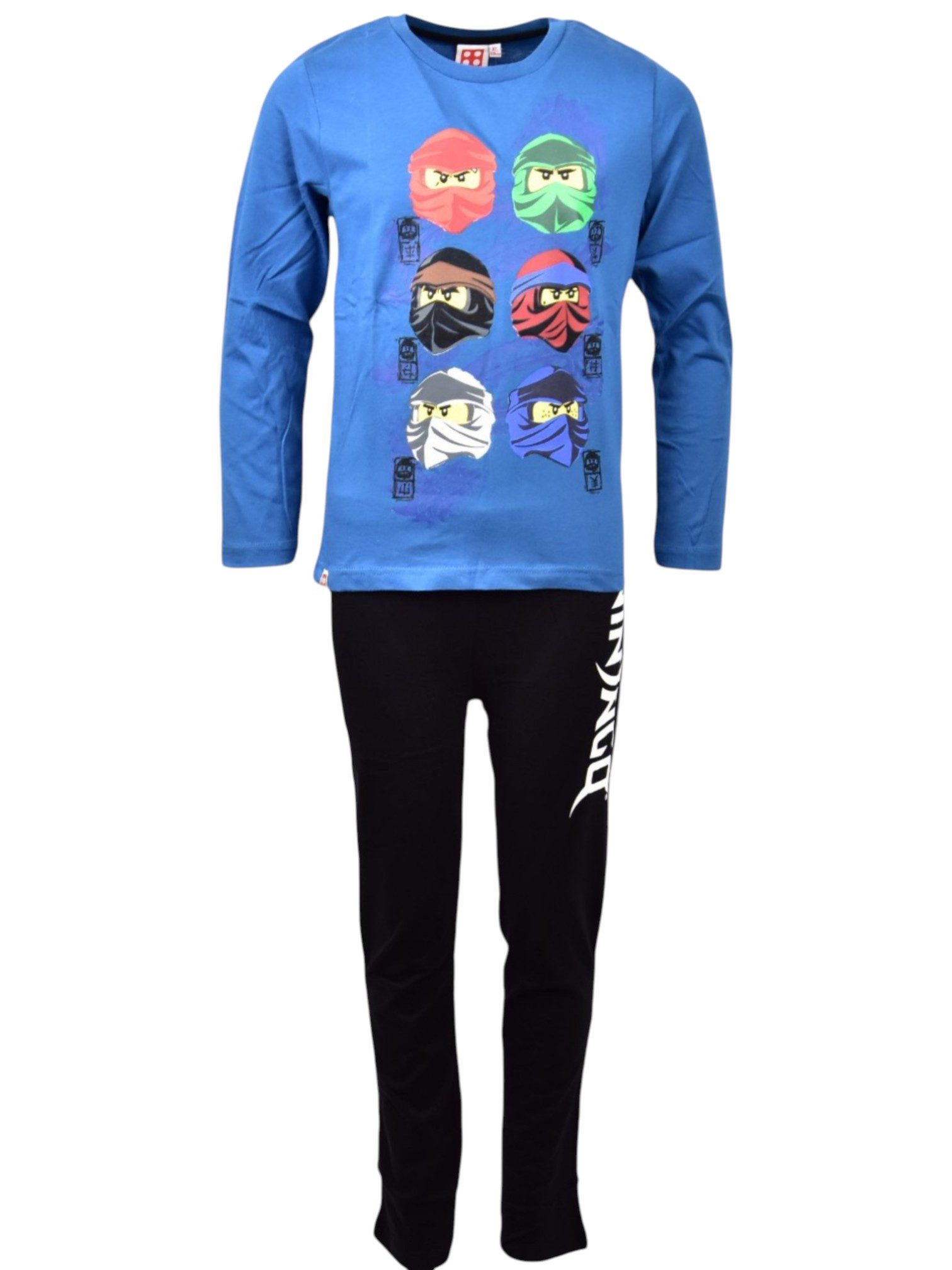 LEGO® Schlafanzug Ninjago (2 tlg) Kinder Pyjama langarm Gr. 98 - 128 cm