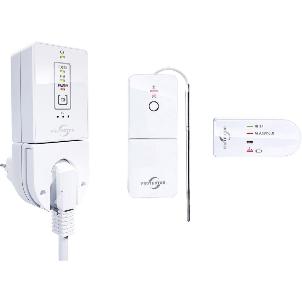 Protector Abluft-Set Protector Funk-Abluftsteuerung AS-7030 Comfort 1800 W Weiß Zulassungen