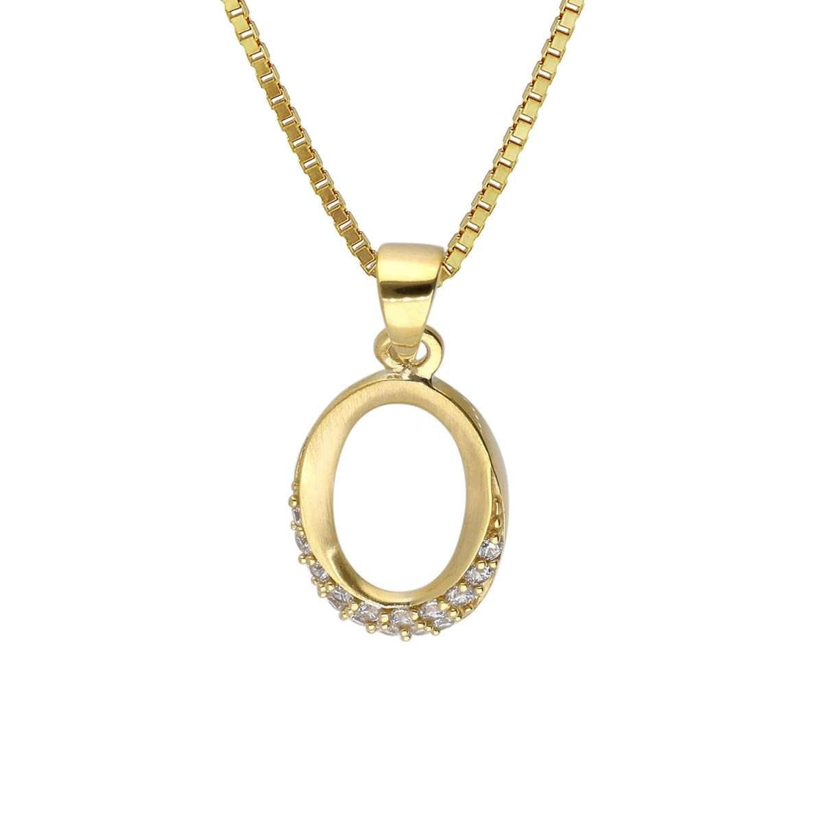 trendor Kette mit Anhänger 41551, für Damen Schmuck Gold 333 mit Goldplattierter Silberkette