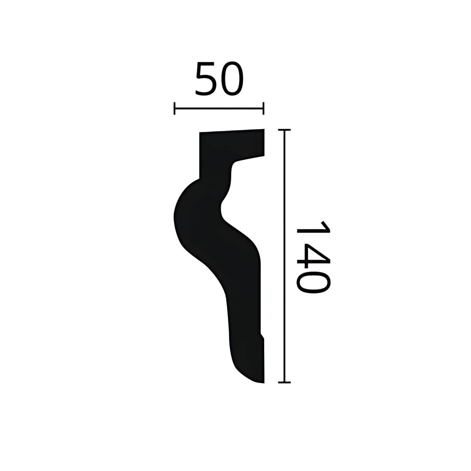 NOËL & MARQUET by nmc Zierleiste NMC MA13 Türumrandung Fassadenstuck Fensterumrandung Fassadenprofil 2m, kleben, Polyurethan Hartschaum, Türumrandung, 1-St., Türumrandung, Fassadenstuck Fensterumrandung Fassadenprofil Modern weiß vorgrundiert