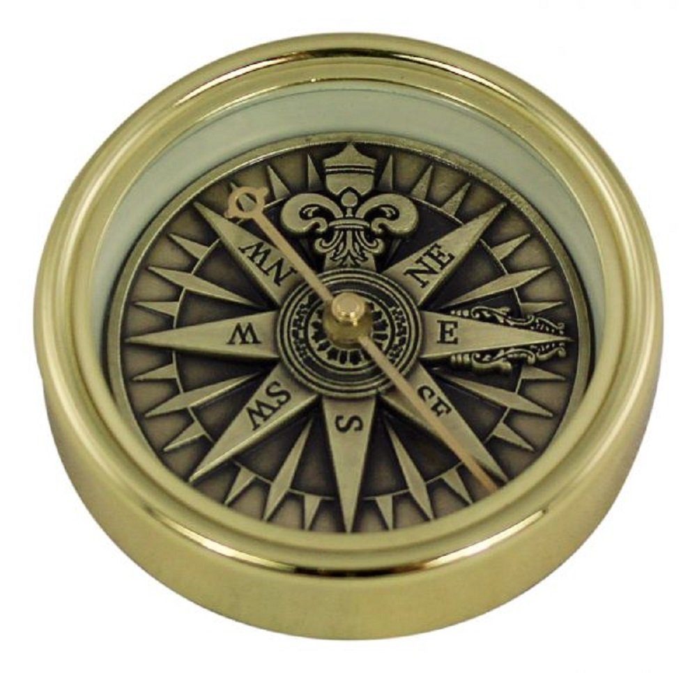 Linoows Dekoobjekt »Kompass, Tischkompass, Magnetkompass mit 3D Windro«,  Reproduktion