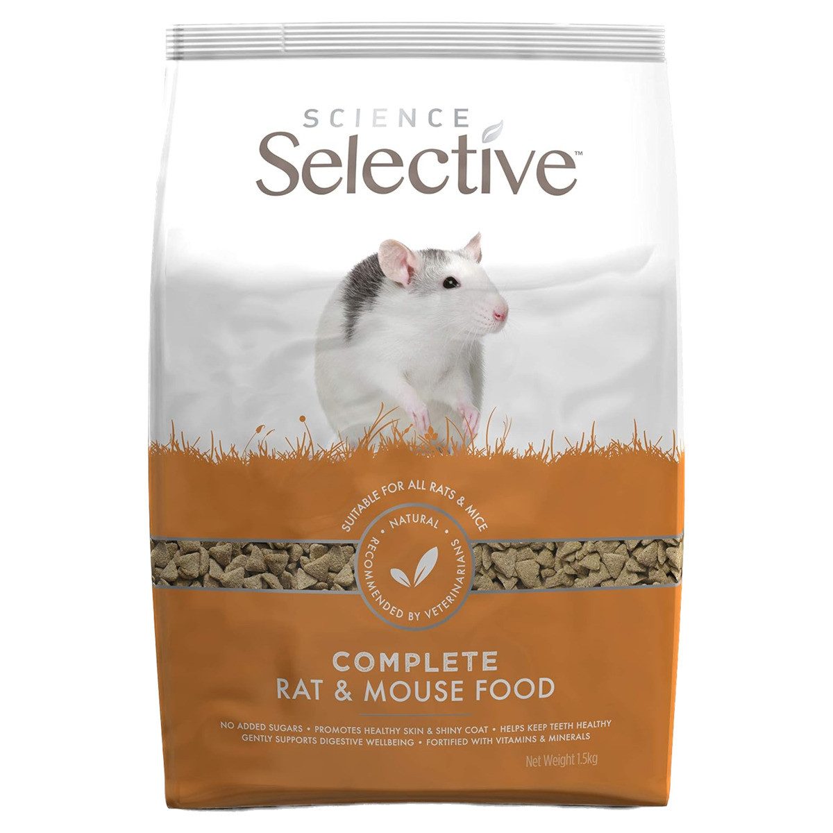 Supreme Science Selective Rat & Mouse 1,5 kg, Trockenfutter für: Kleintier