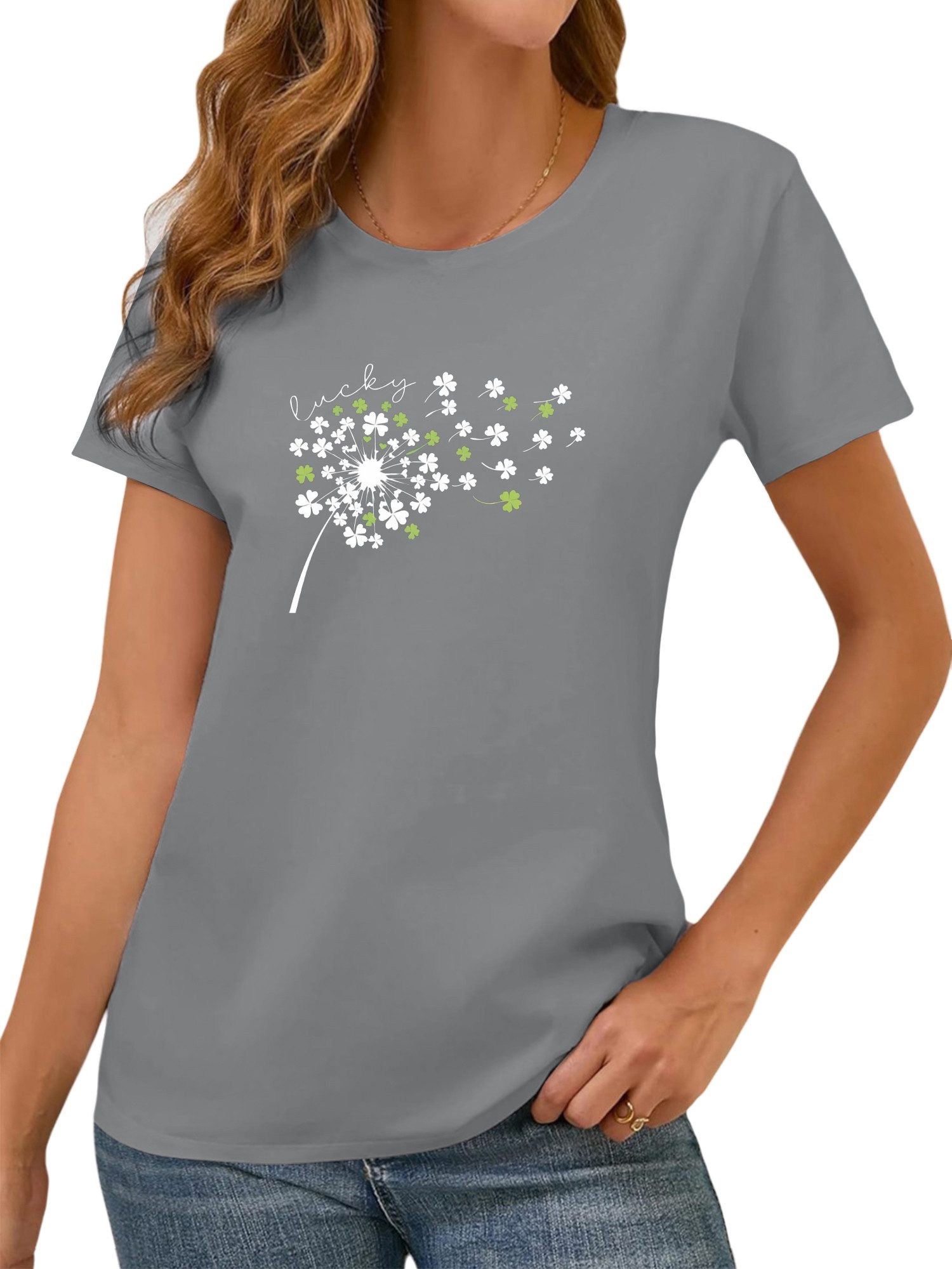PYL Kurzarmshirt Damen Sommer Casual T-Shirt günstig online kaufen