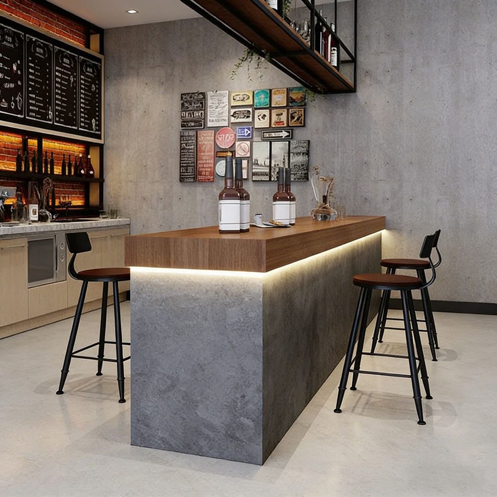 Muxing Empfangstheke Industriestil Kassentheke, für Bar Restaurant Rezeption (1-St)