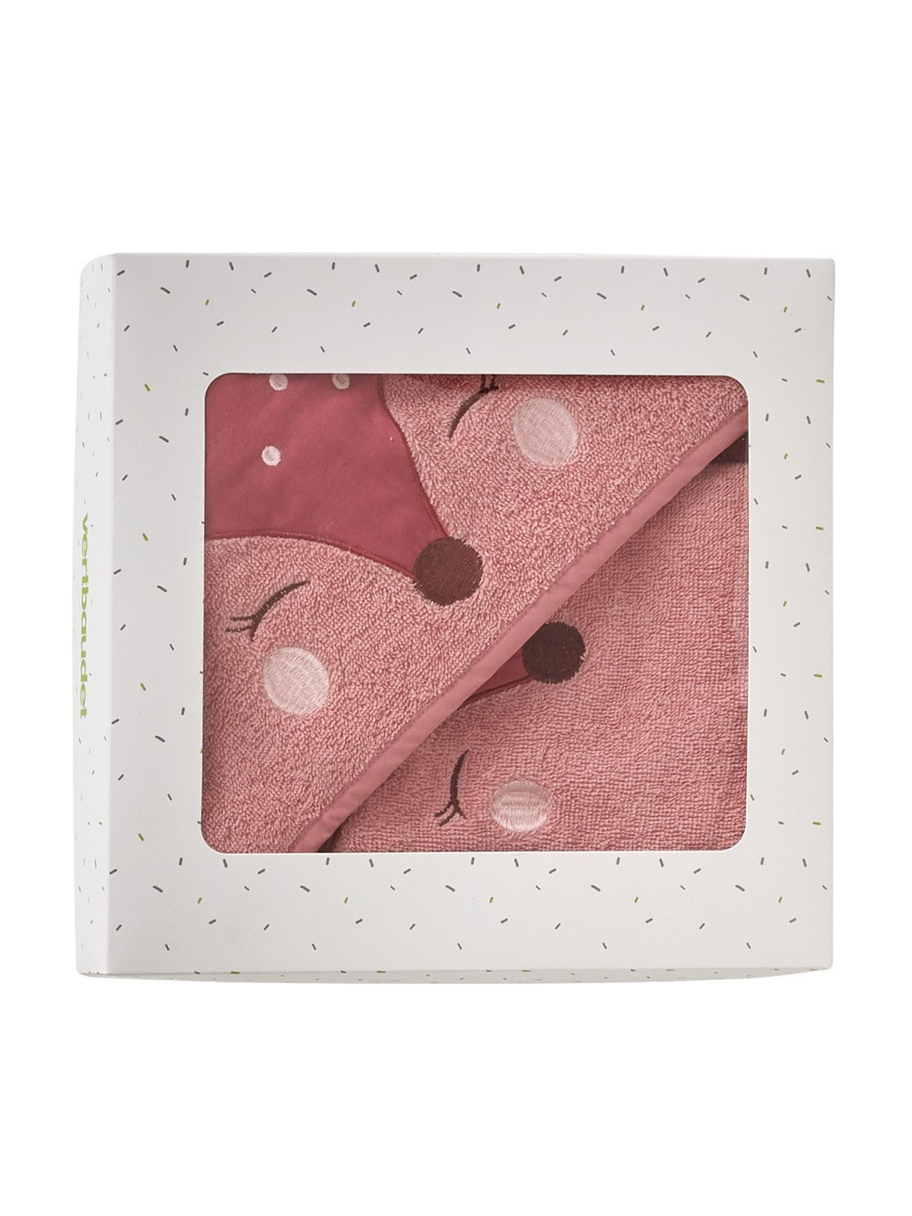 vertbaudet Kapuzenhandtuch Baby-Set: Badetuch und Waschhandschuh günstig online kaufen