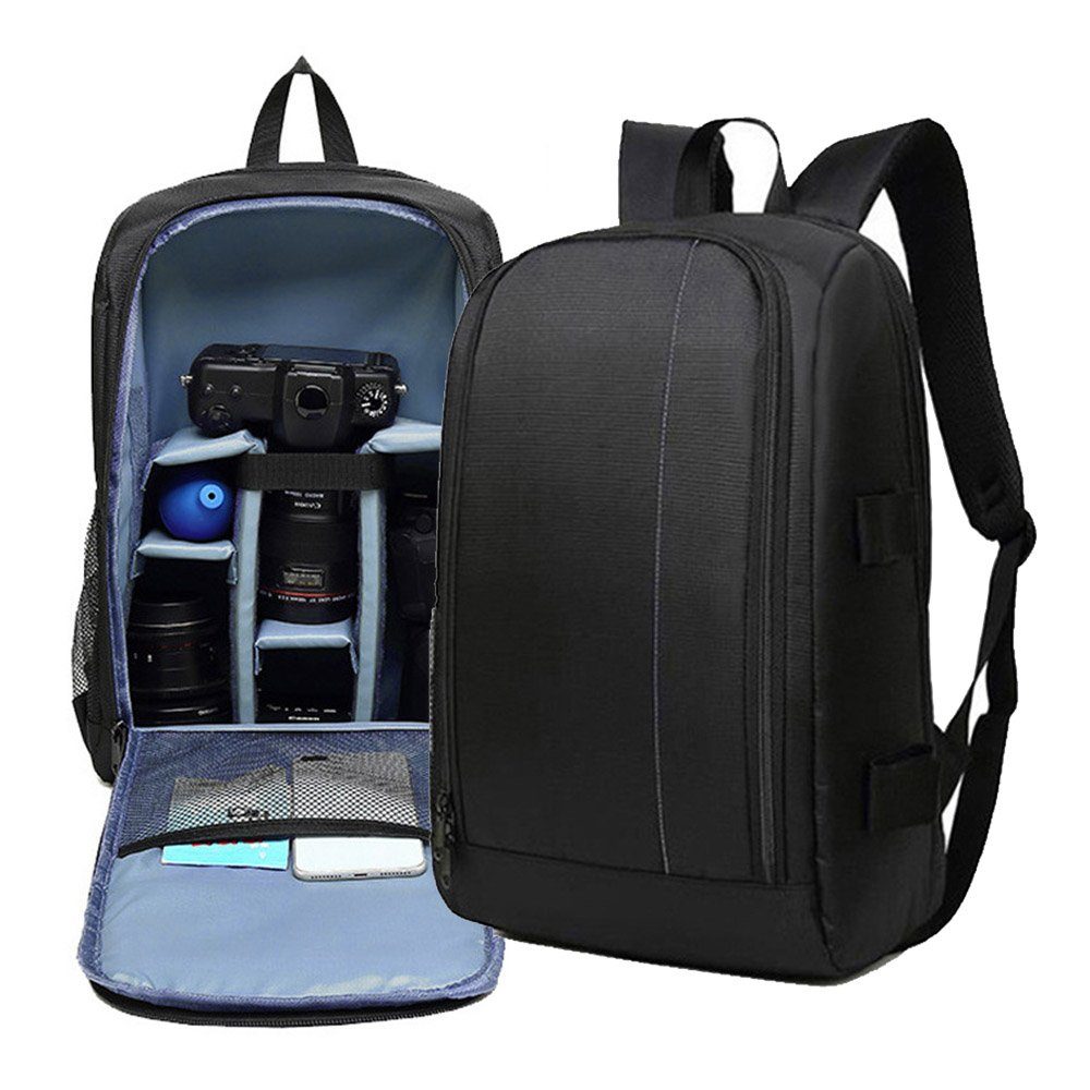 Dekorative Kameratasche Kamerarucksack, robust, Wasserdicht, mit 15,6-Zoll- Laptopfach (1-tlg), Wasserdicht, Fallfest, stoßabsorbierend