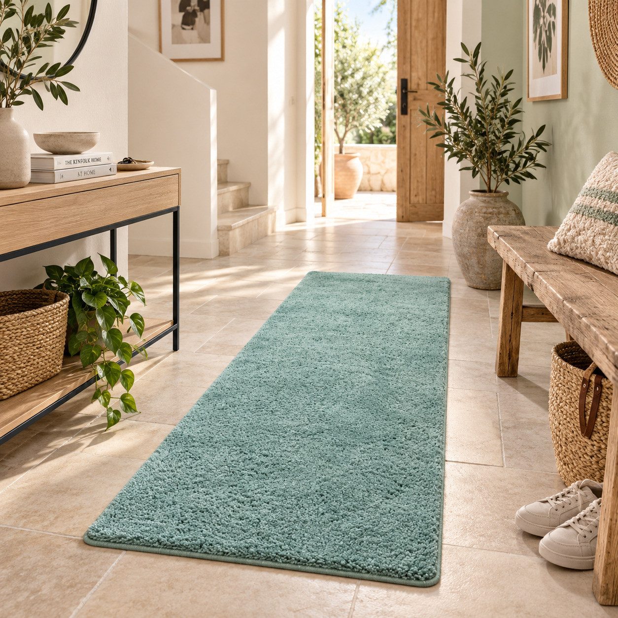 Snapstyle Läufer Hochflor Shaggy Läufer Teppich Palace, Rechteckig, Höhe: 36 mm