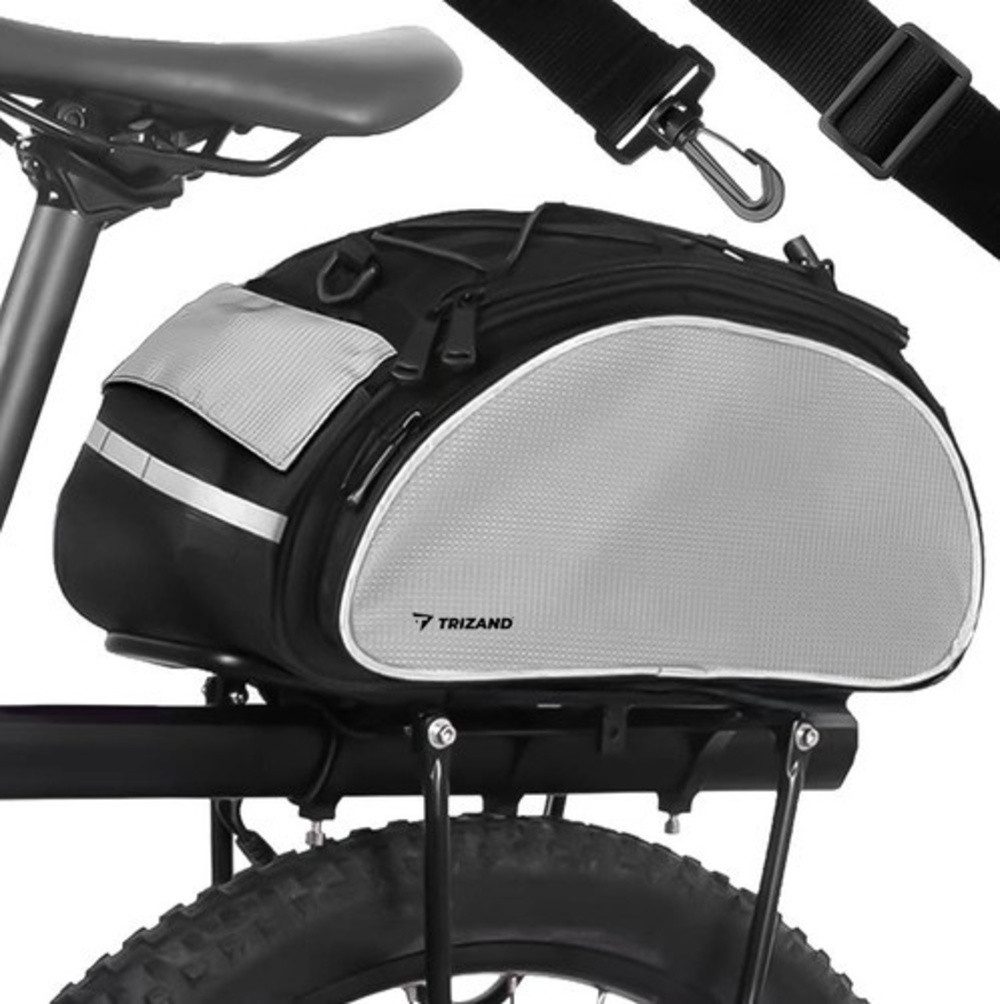 Trizand Fahrradtasche Universelle Fahrradsacktasche 1,2 L (Spar-Set, 1-tlg., reflektierend, praktisch), die Sichtbarkeit des Radfahrers erhöhen