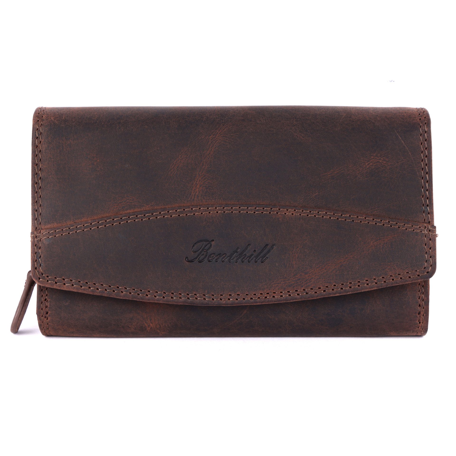 Benthill Geldbörse Damen Echt-Leder XL Portemonnaie Groß Frauen RFID Vintag günstig online kaufen