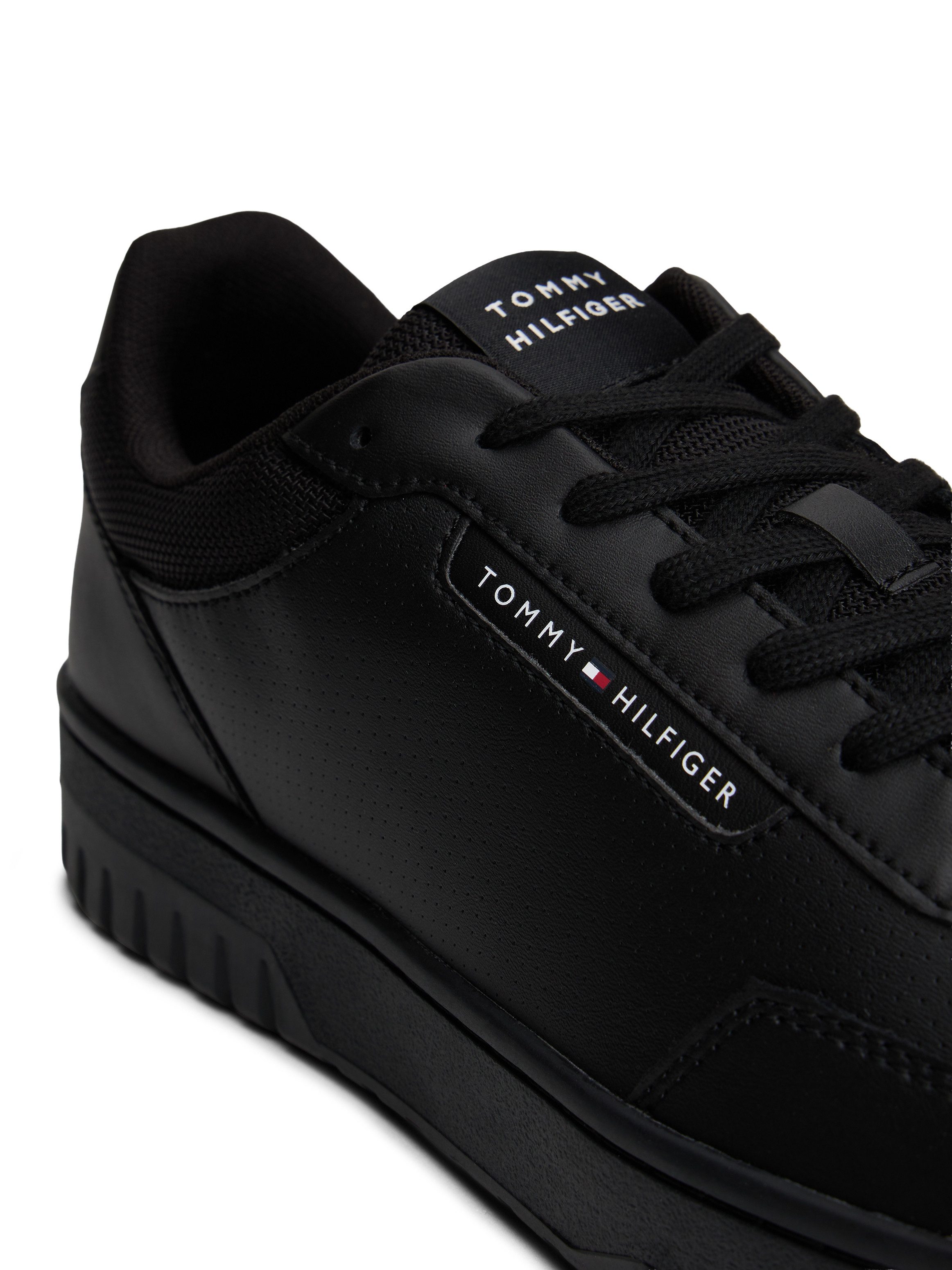 Tommy Hilfiger TH BASKET CORE LTH Sneaker, Freizeitschuh, Halbschuh, Schnür günstig online kaufen