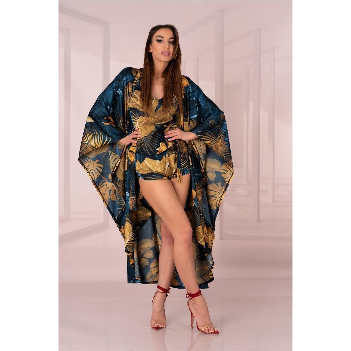 Livco Corsetti Fashion LC Set: shorts & (L,M,S,XL,XXL) Schalen-BH top - Damen