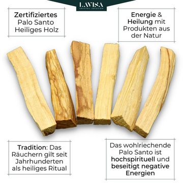 LAVISA Räucherstäbchen-Halter Palo Santo, Heiliges Holz, Palo Santo Räuchern Aromatherapie